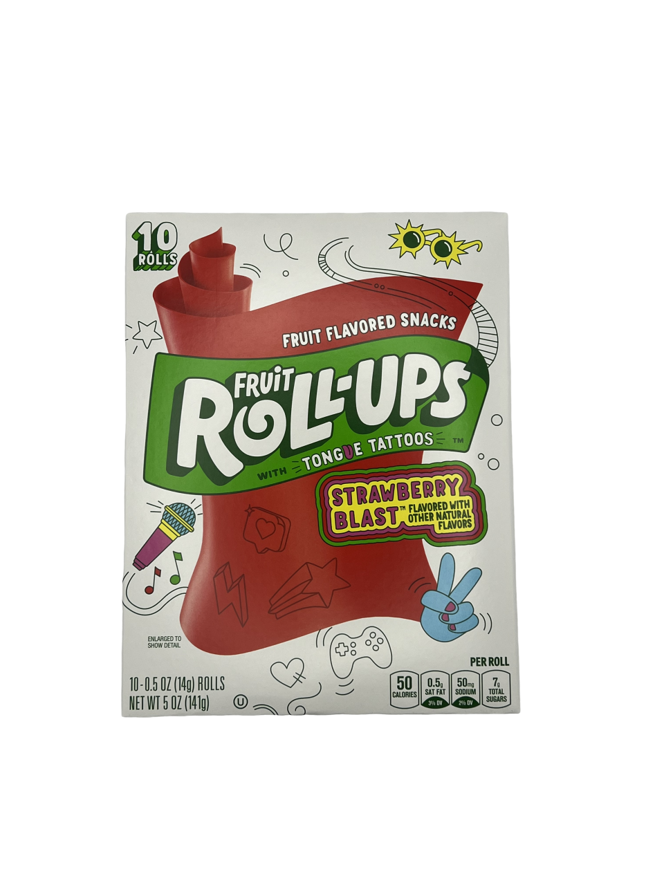 Fruit Roll Ups Strawberry Blast 141g