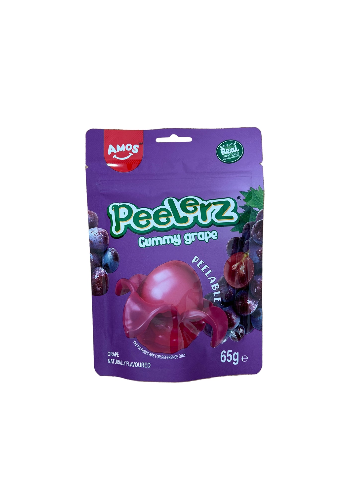 Amos Peelerz Gummy Grape 65g