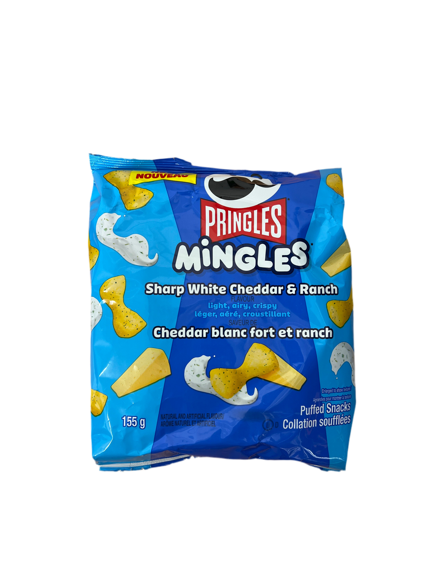 Pringles Mingles Sharp White Cheddar & Ranch USA 155g MHD 03.10.2025