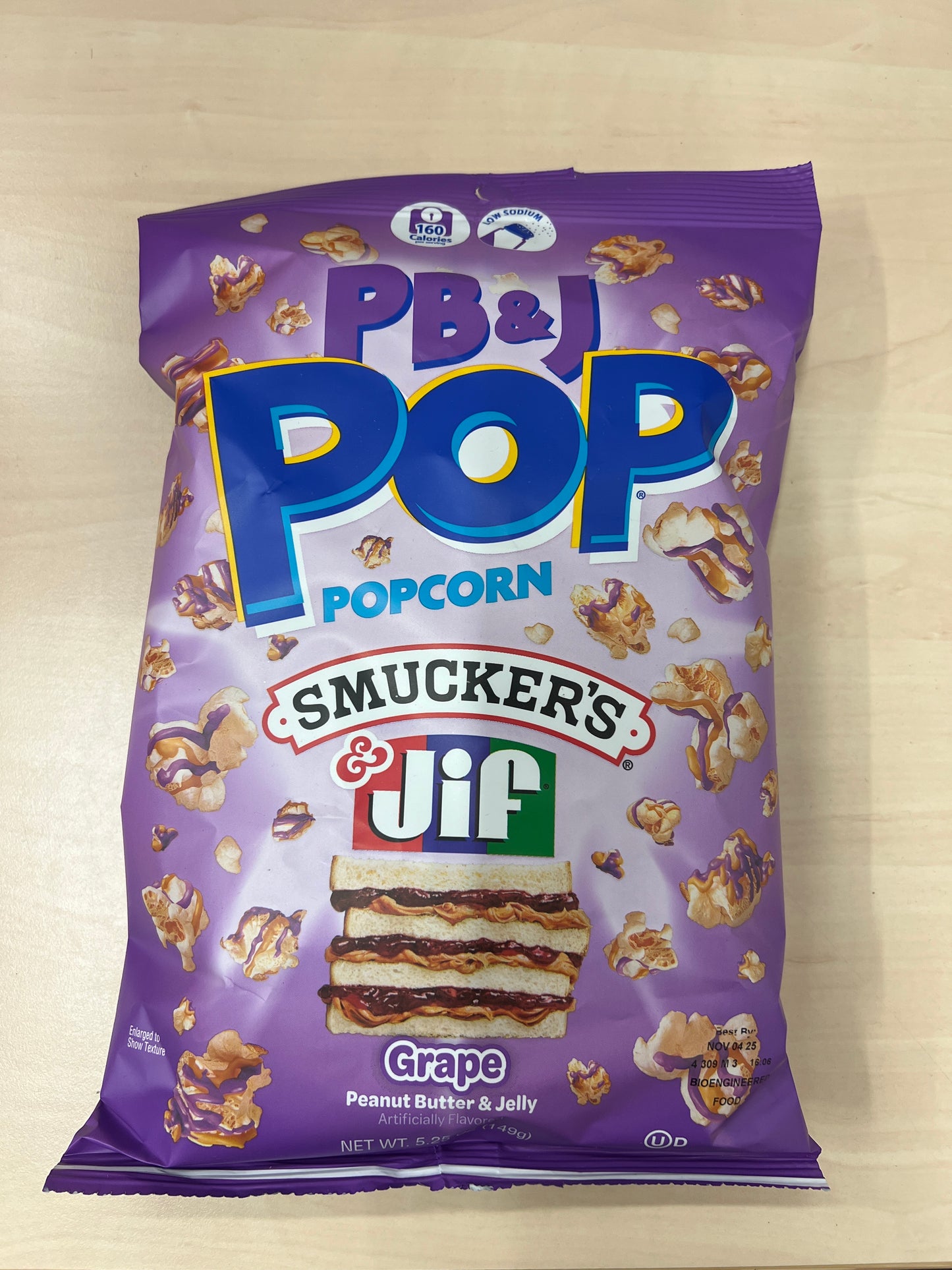PB & J Pop Peanut Butter & Grape 149g