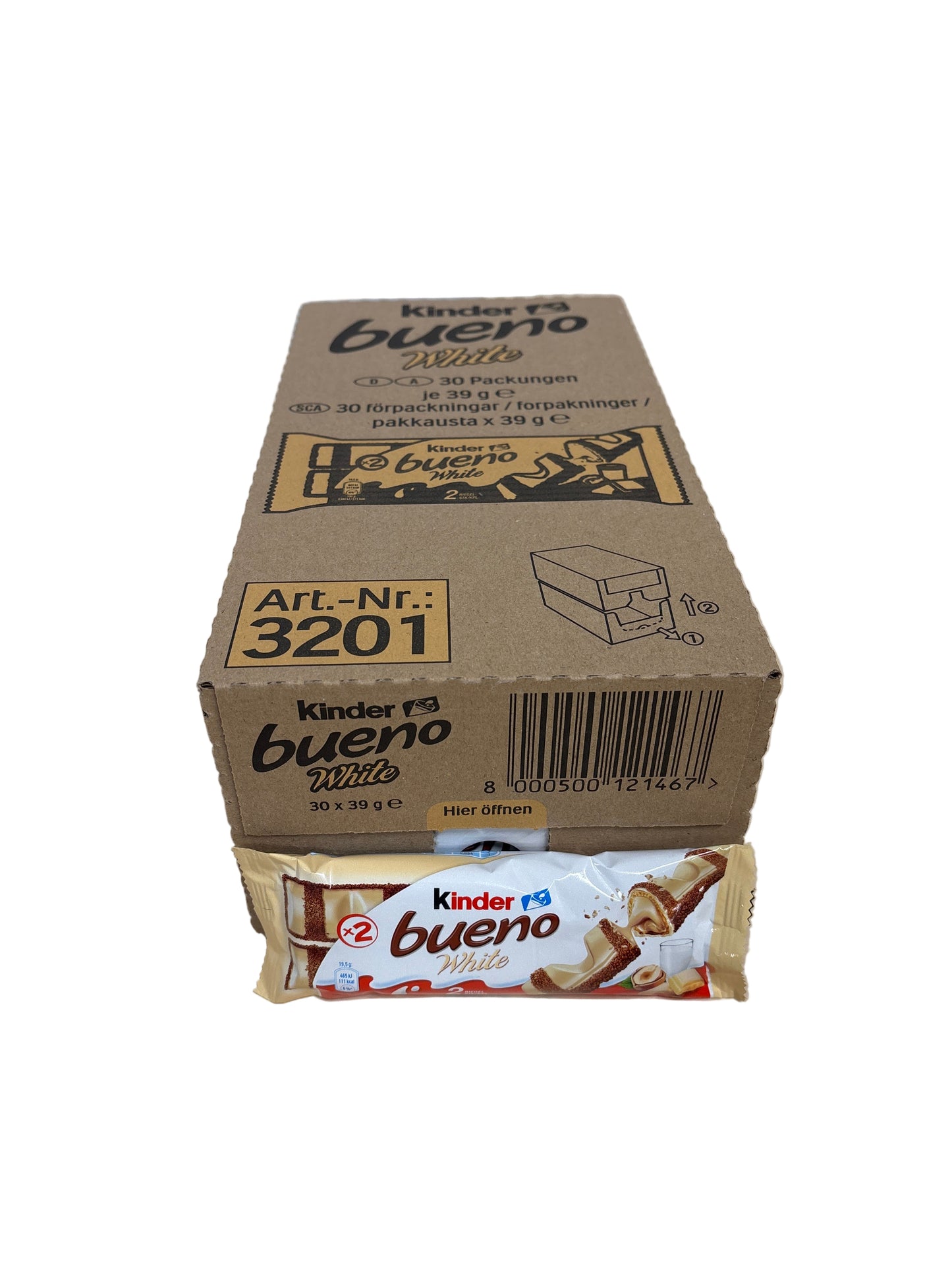 Kinder Bueno 2er Pack White Karton 30x43g