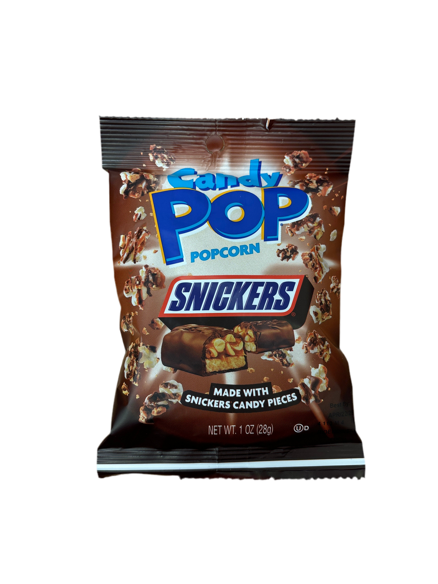 Candy Pop Snickers Popcorn 28g MHD 11.12.2025