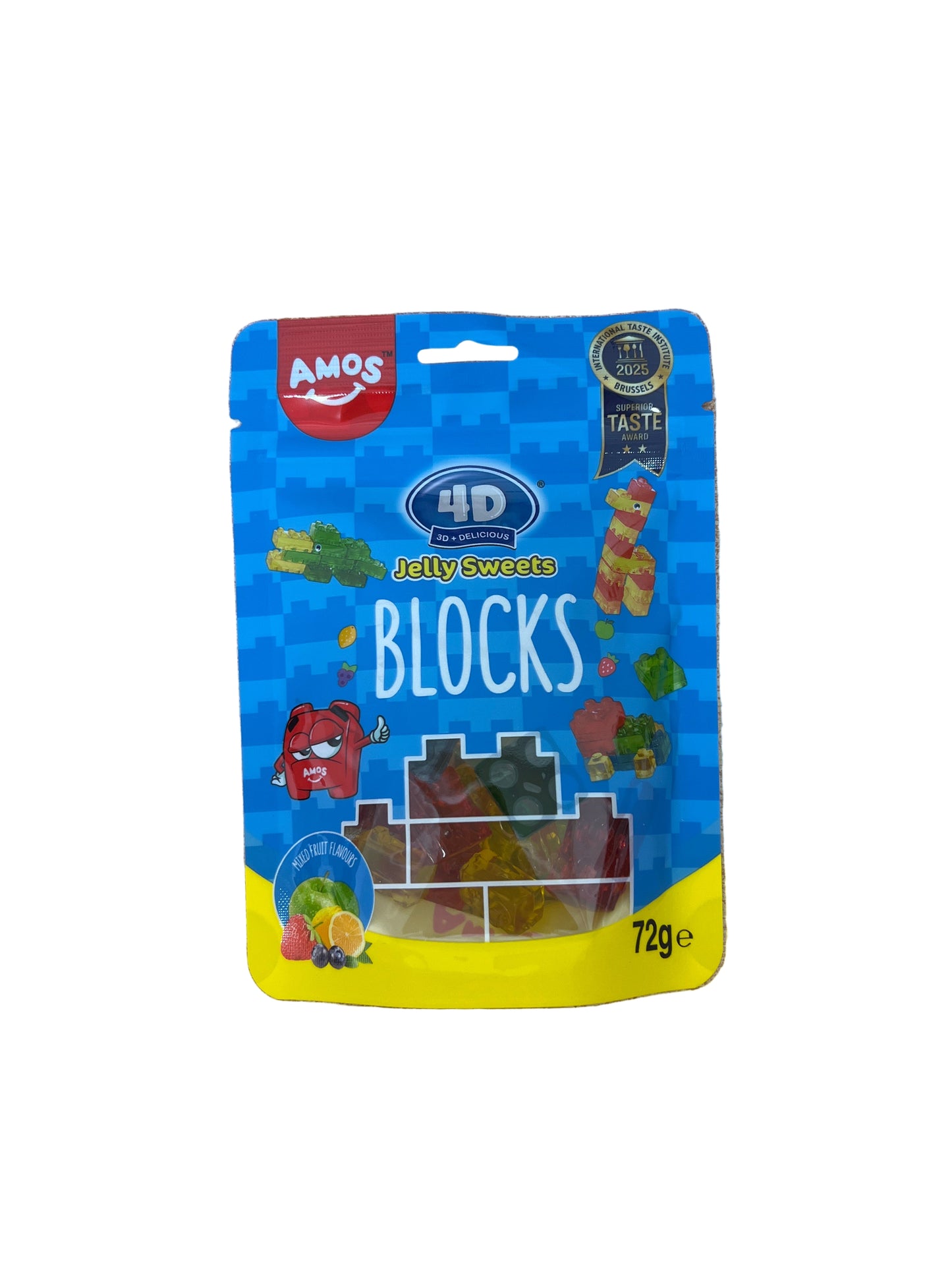 Amos 4D Blocks Gummy 72g