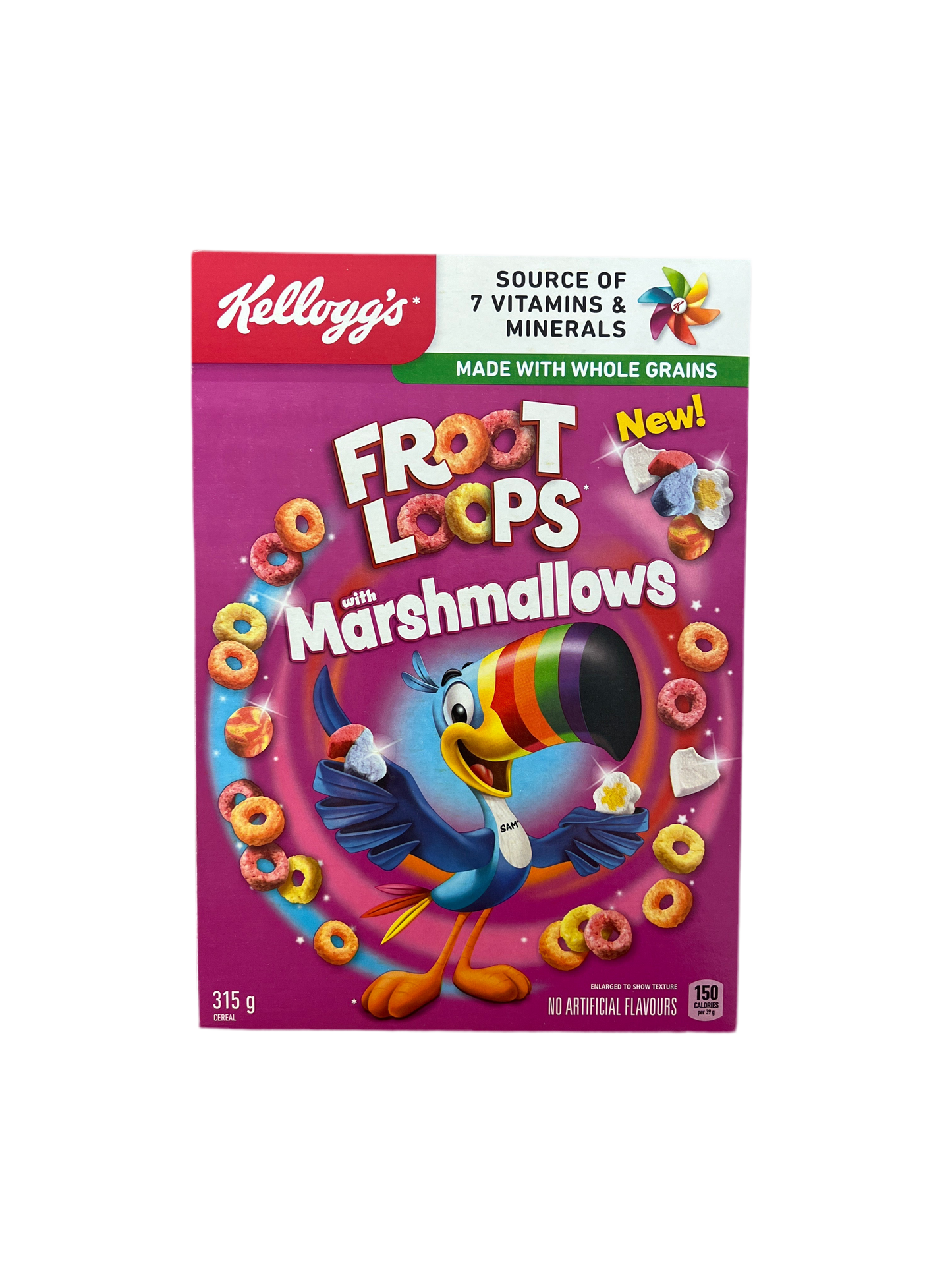 Kellogs Froot Loops Marshmallow Cereal Canada 315g