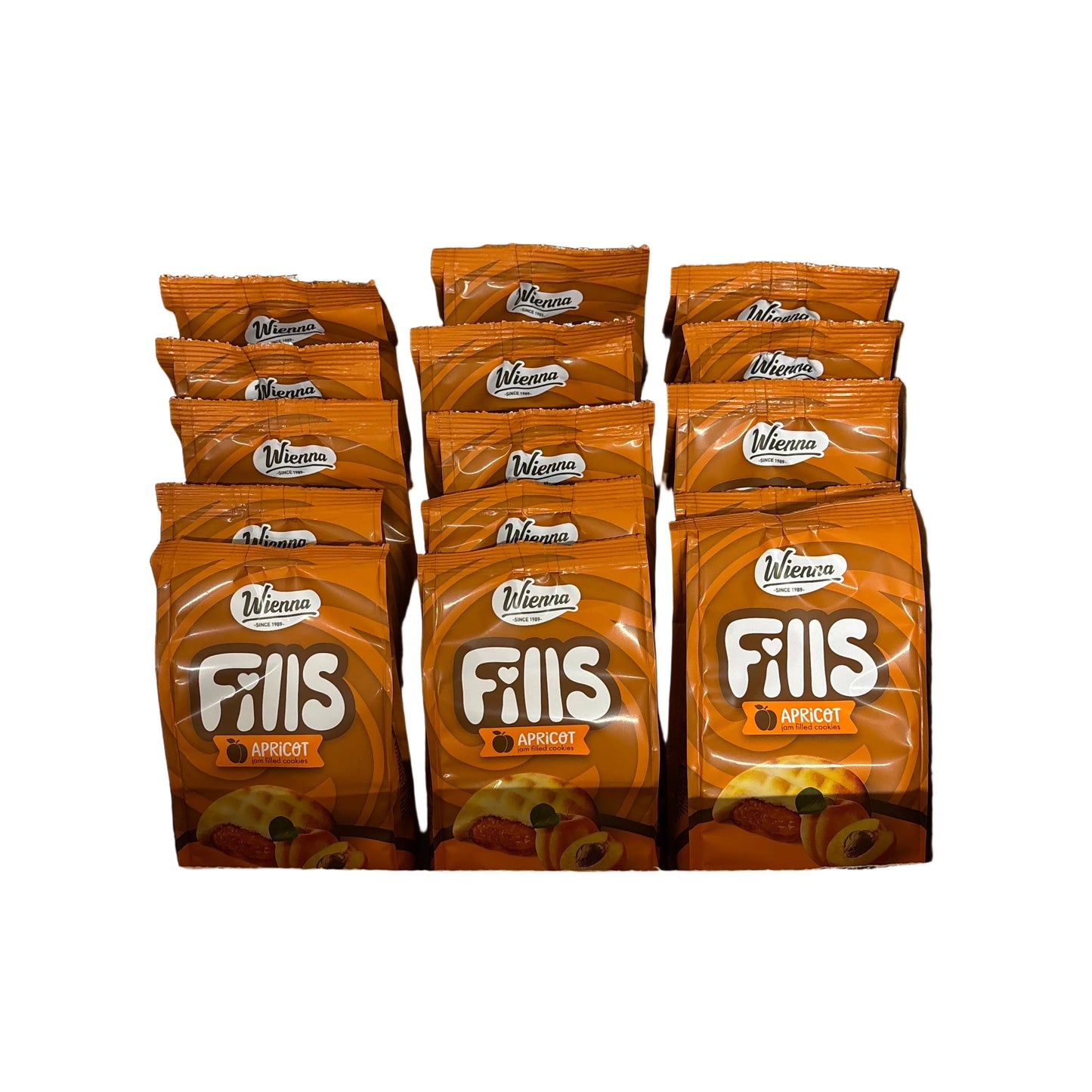 15x Wienna Fills Apricot Jam Filled Cookies 15x123g / MHD 10.01.2026!!!