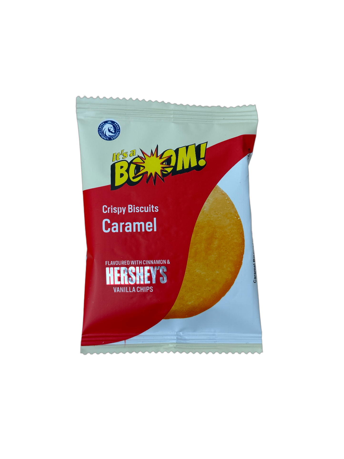 It‘s A Boom Hershey Crispy Caramel Vanilla Cookie 20g MHD 06.02.2026