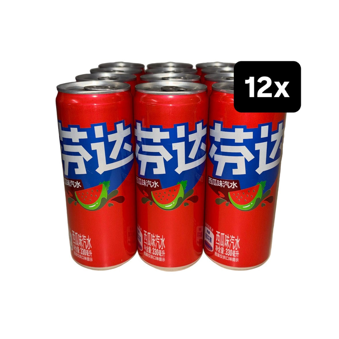 12x Fanta Wassermelone China Bundle 12x330ml