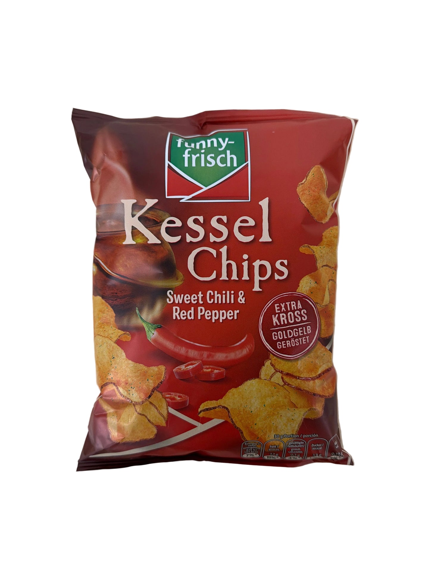 Funny Frisch Kessel Chips Chilli & Pepper 120g MHD 19.01.2026