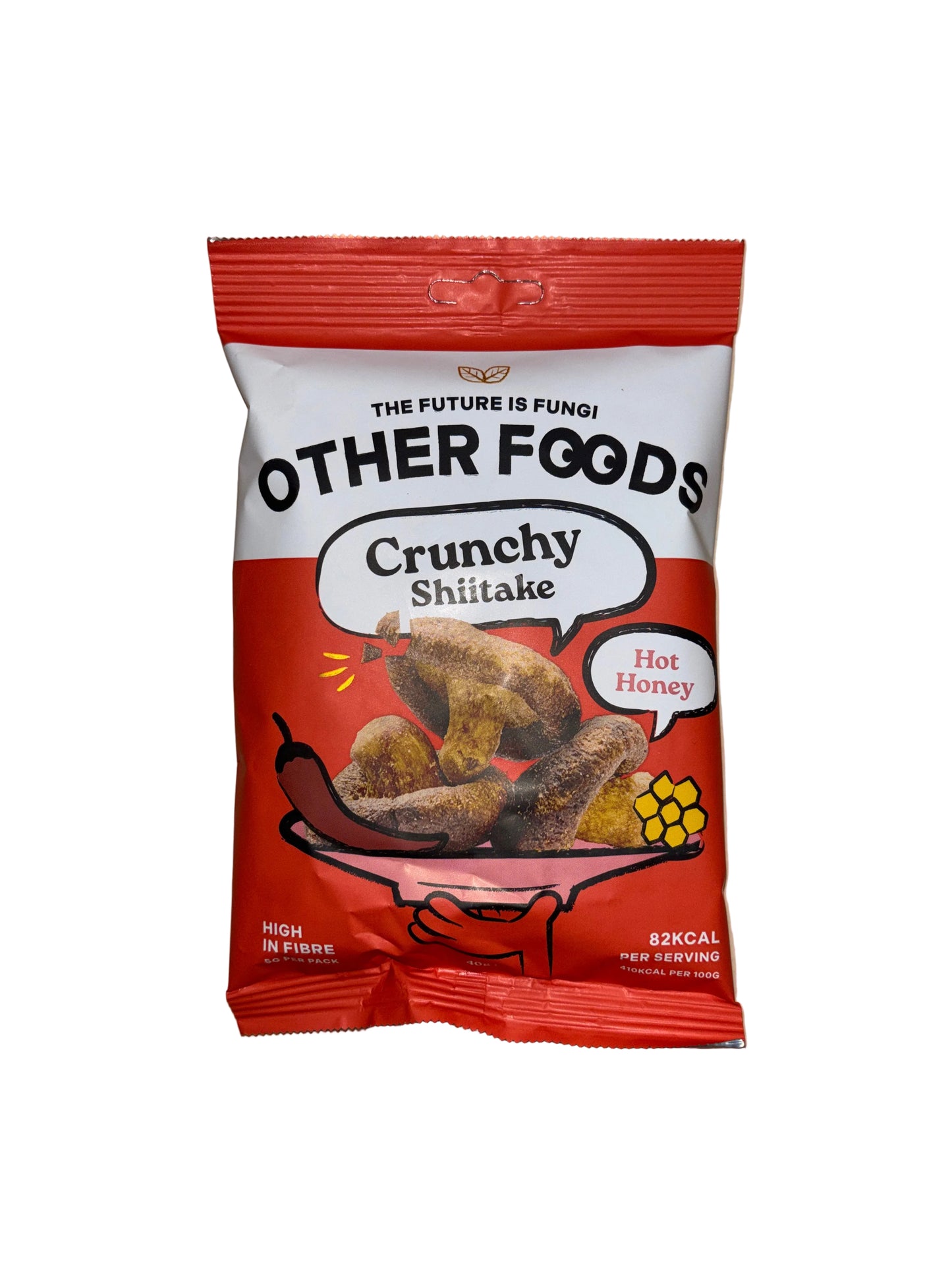 Other Foods Crunchy Shiitake Hot Honey Crisps Chips 40g