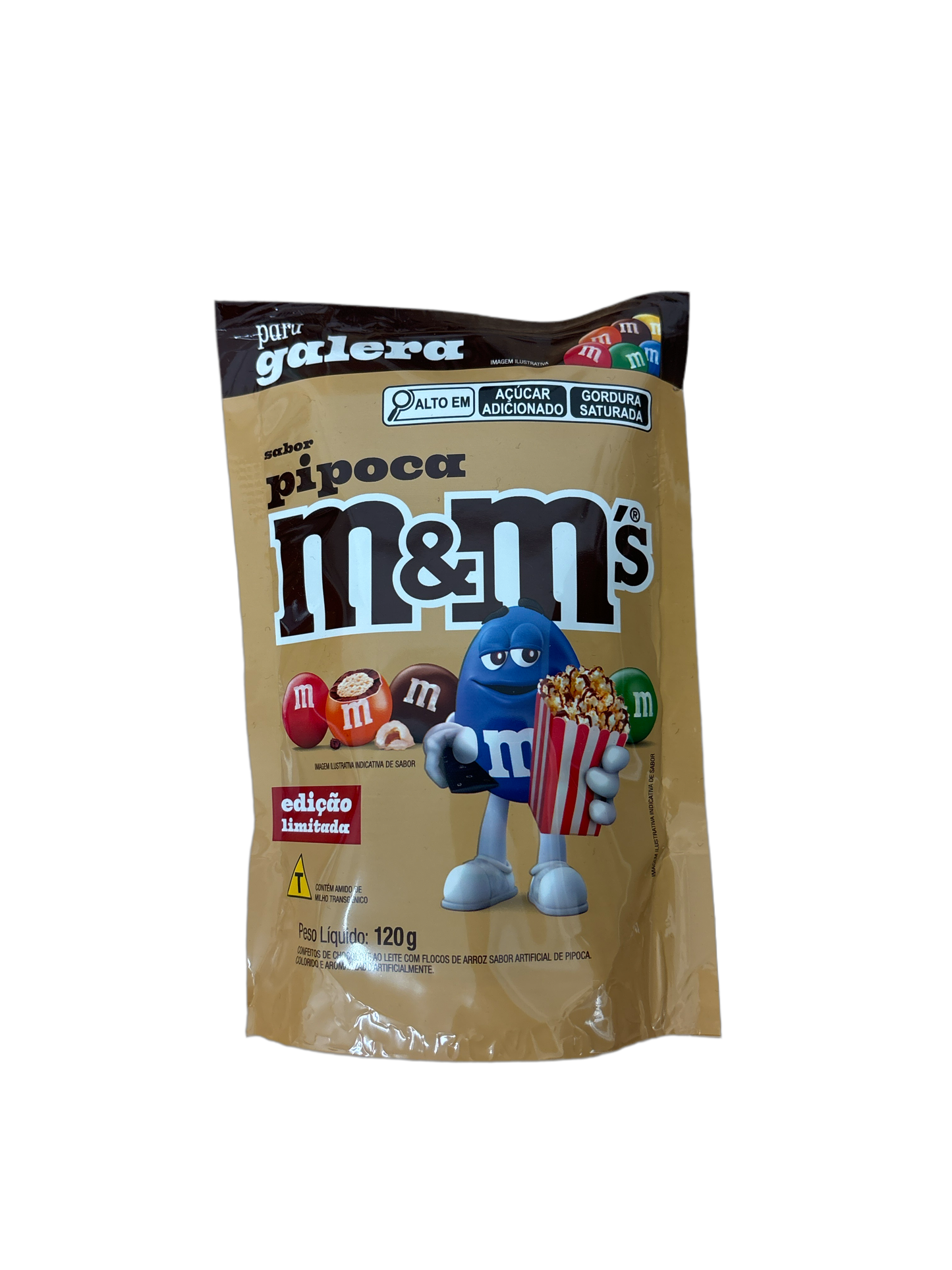 M&M‘s Popcorn Brasilien 120g MHD 29.08.2025