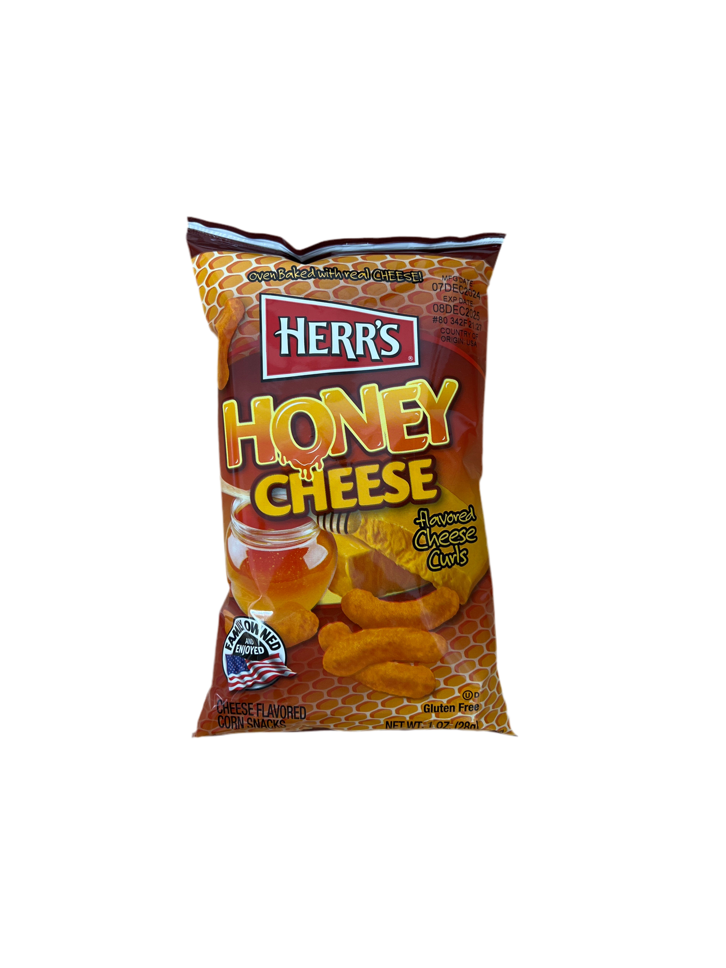 Herr‘s Honey Cheese Curls USA 28g