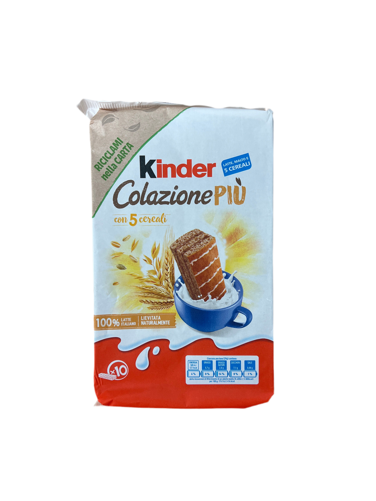 Kinder Colazione Piu Italien 290g
