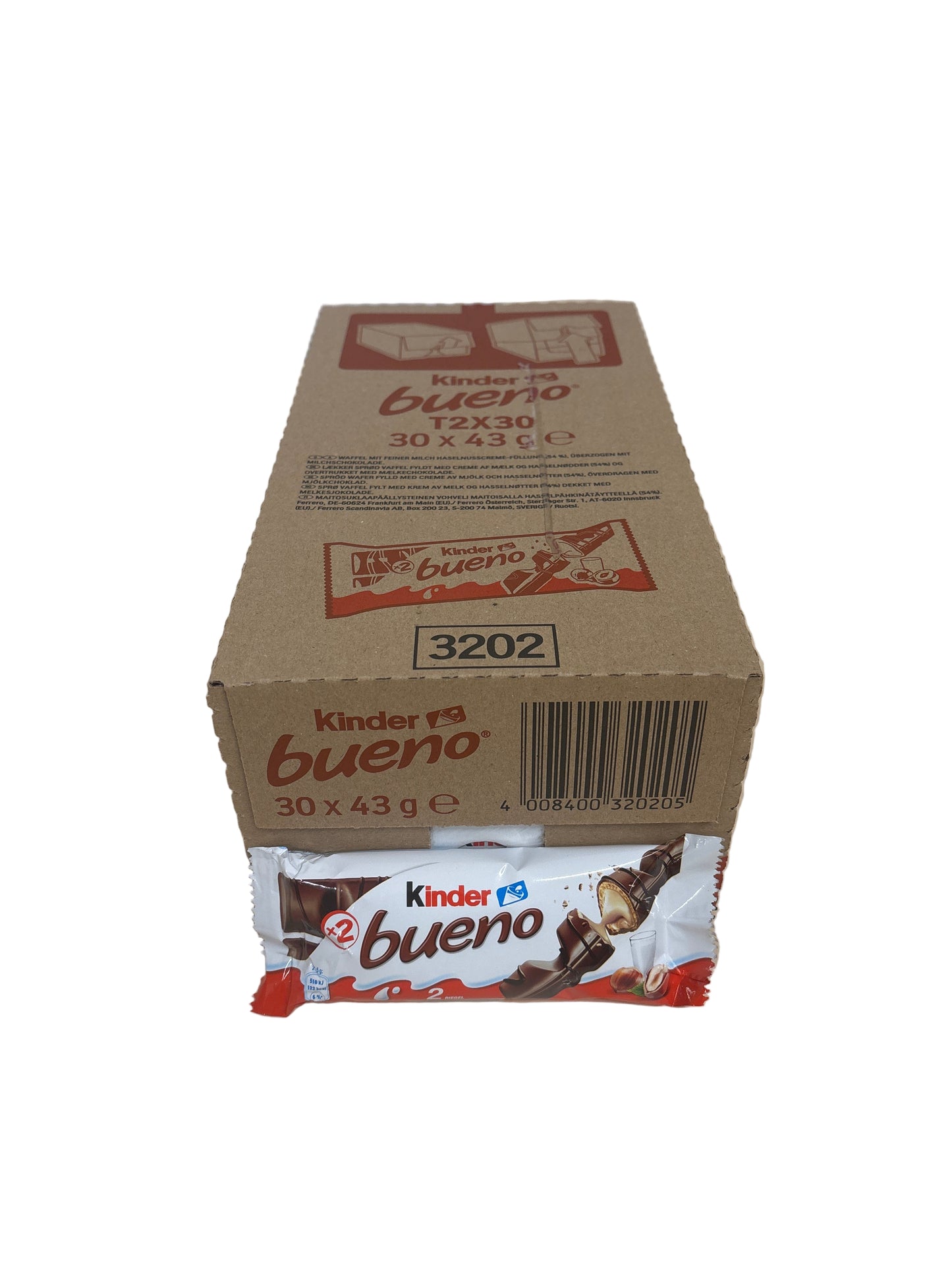 Kinder Bueno 2er Pack Karton 30x43g