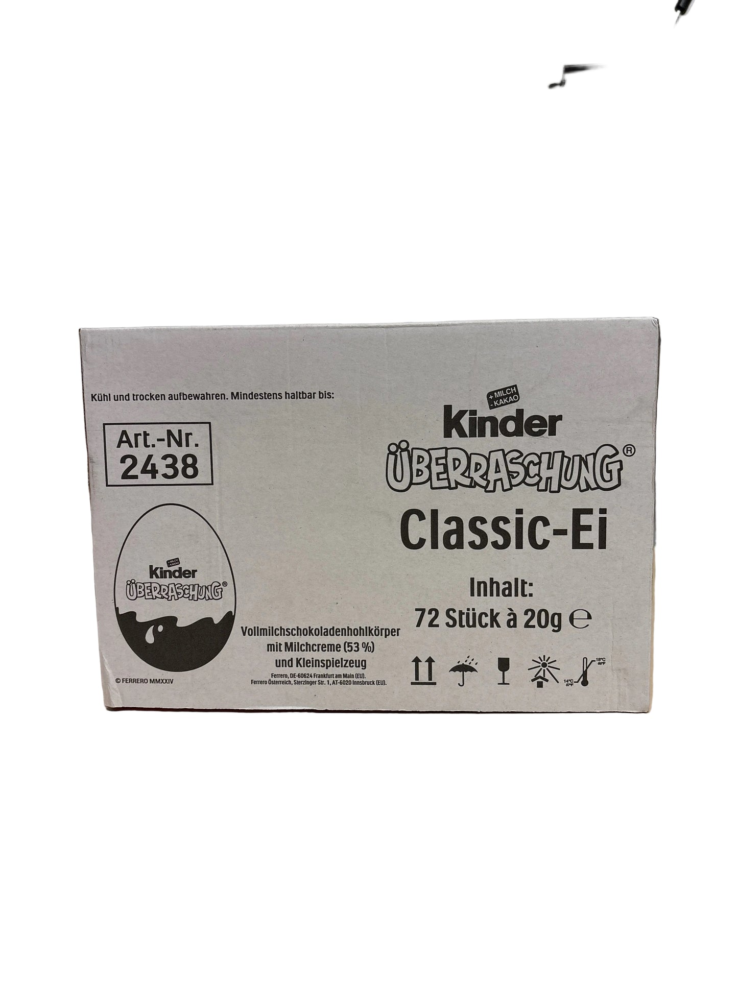 Ferrero Kinder Überraschungs-Eier Karton Classic 72x20g