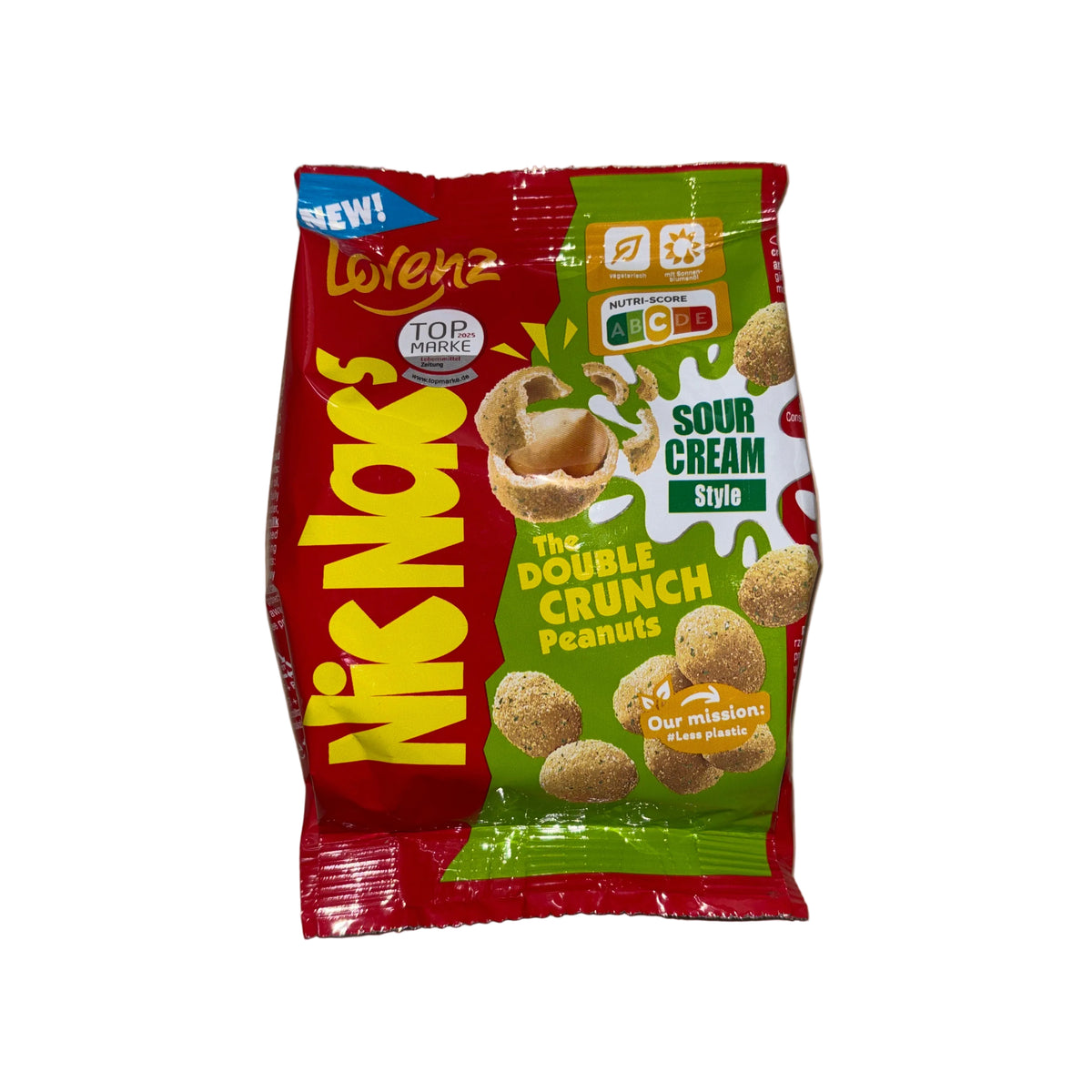 Nic Nacs Sour Cream Style 110g / MHD 20.10.2026