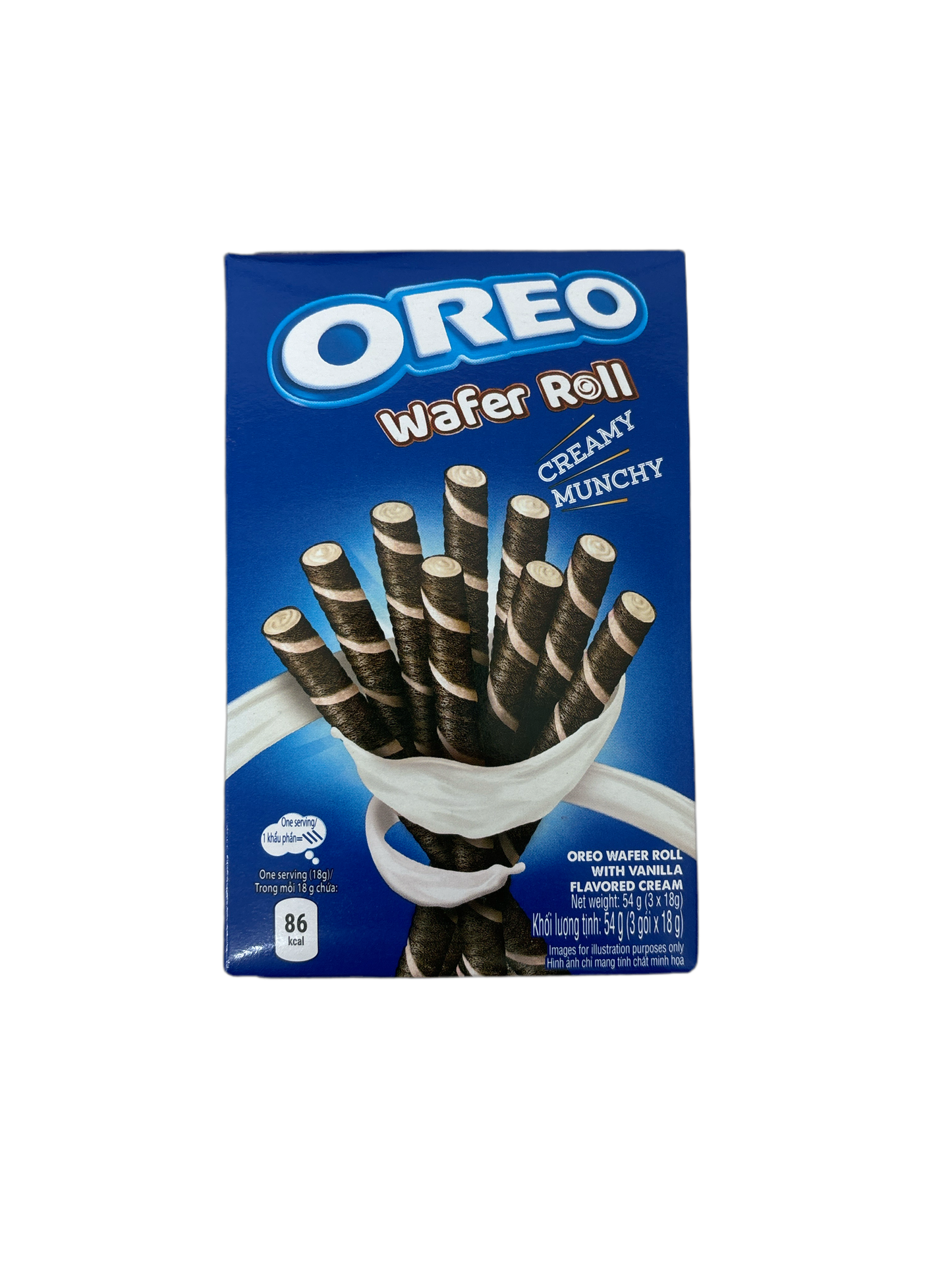 Oreo Wafer Rolls Vanilla 54g MHD 11.11.2025
