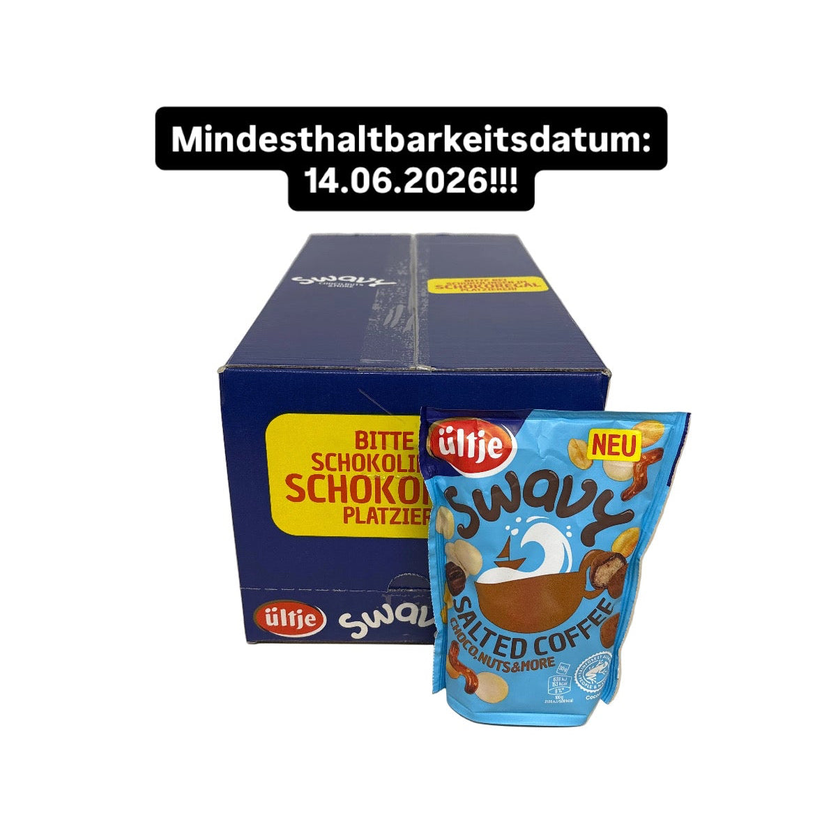 14x Ültje Swavy Salted Coffee Bundle 14x150g MHD WARE