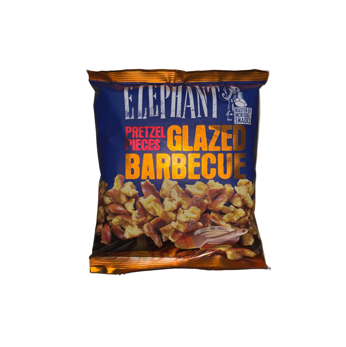 Elephant Pretzels Pieces Glazed Barbecue 125g / MHD 15.10.2026