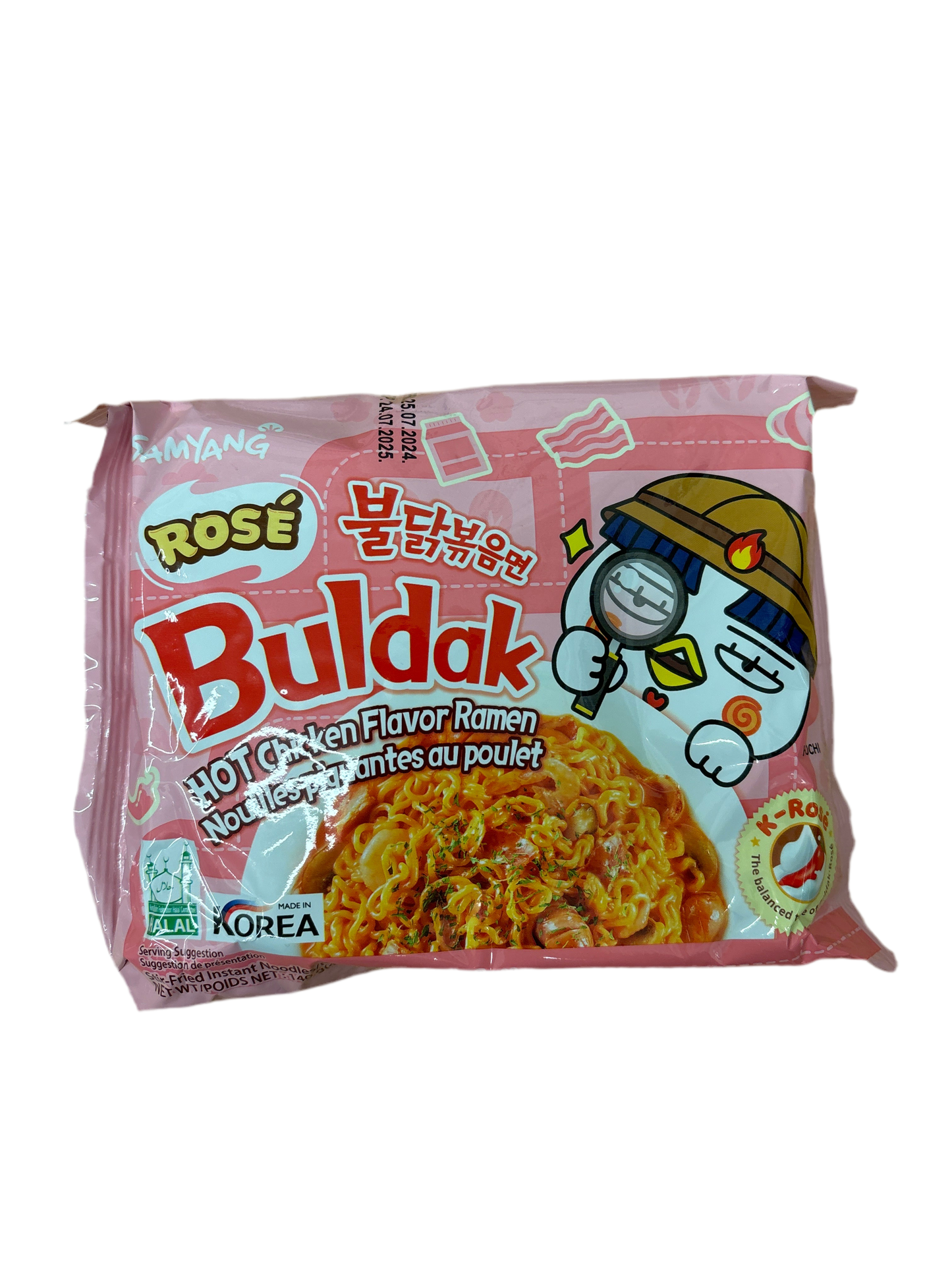 Samyang Buldak Hot Chicken Rose 140g