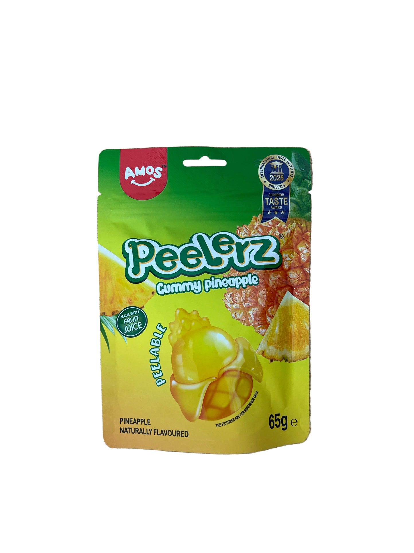 Amos Peelerz Gummy Pineapple 65g