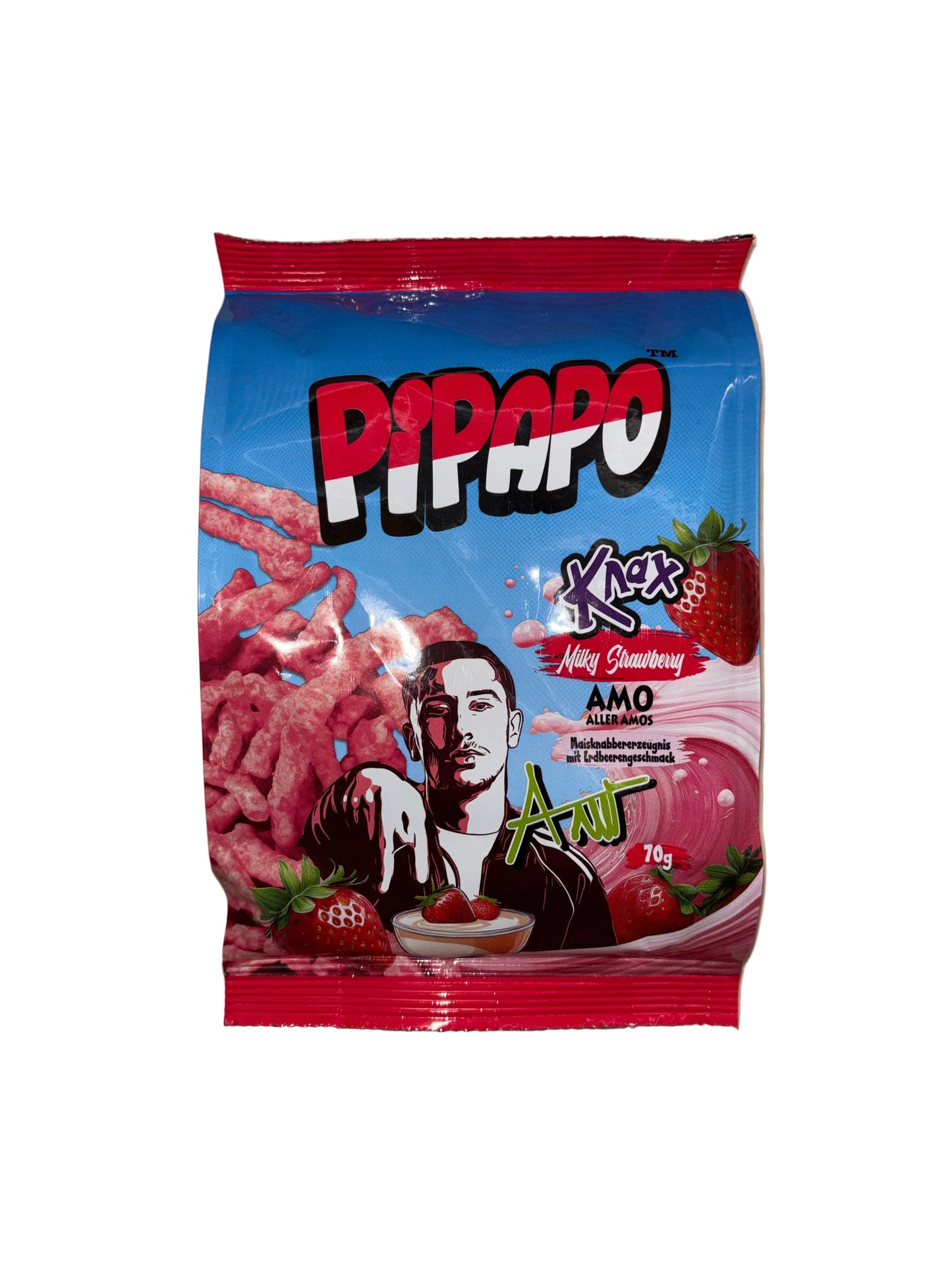 Pipapo Knax Milky Strawberry (Pink) 70g