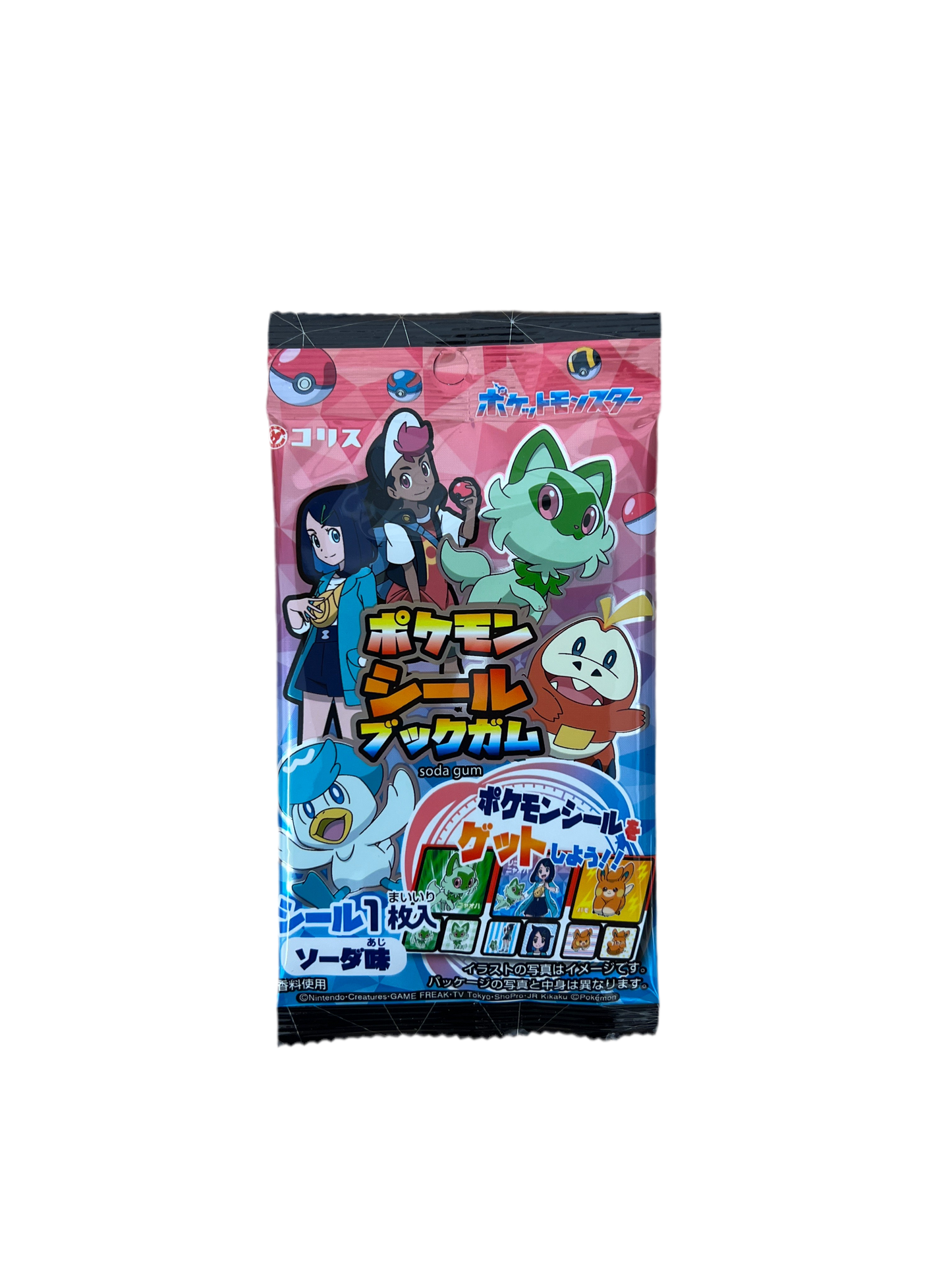 Pokemon Seal Book Gum Asian 3,5g
