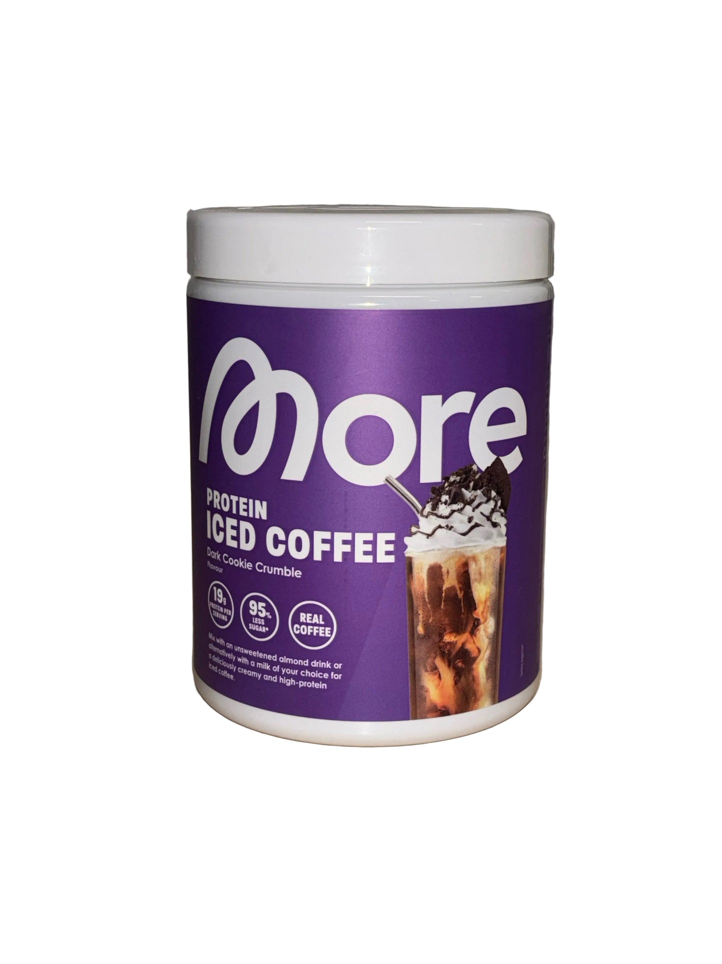 More Protein Iced Coffee Dark Cookie Crumble 300g