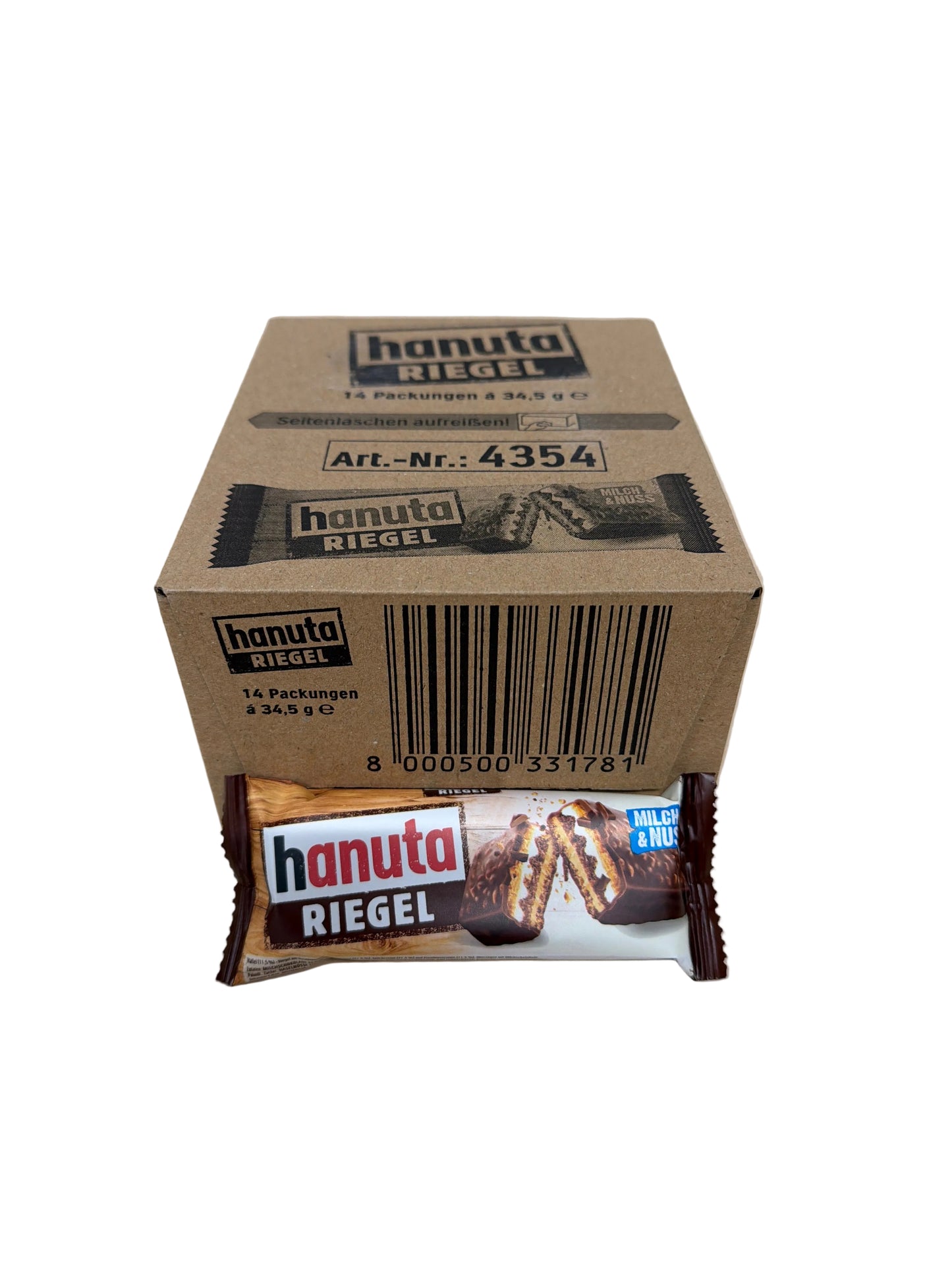 Hanuta Riegel Karton 14x34,5g