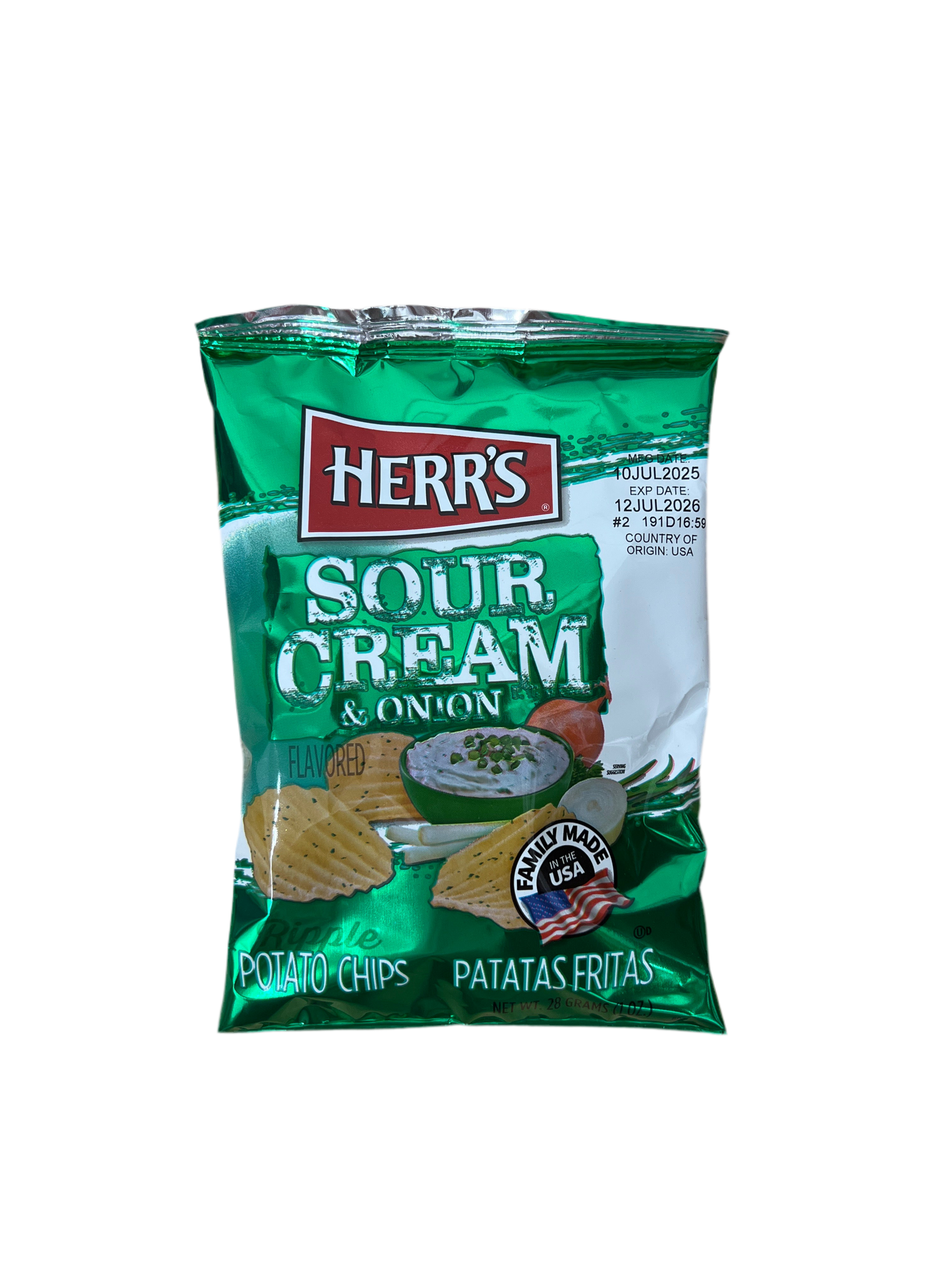 Herr‘s Sour Cream & Onion USA 28g