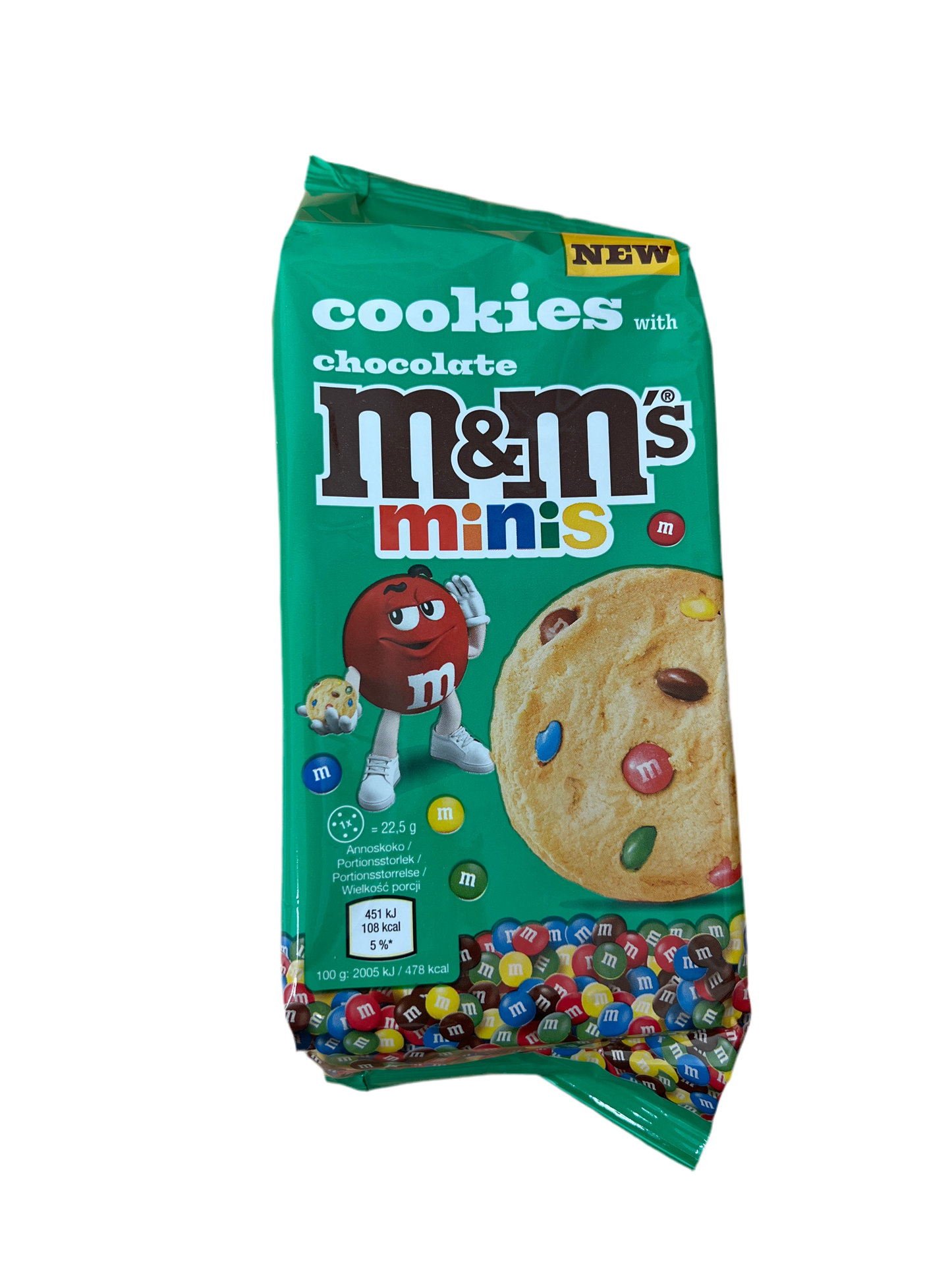 M&M‘s Mini Cookies 180g MHD 01.11.2025