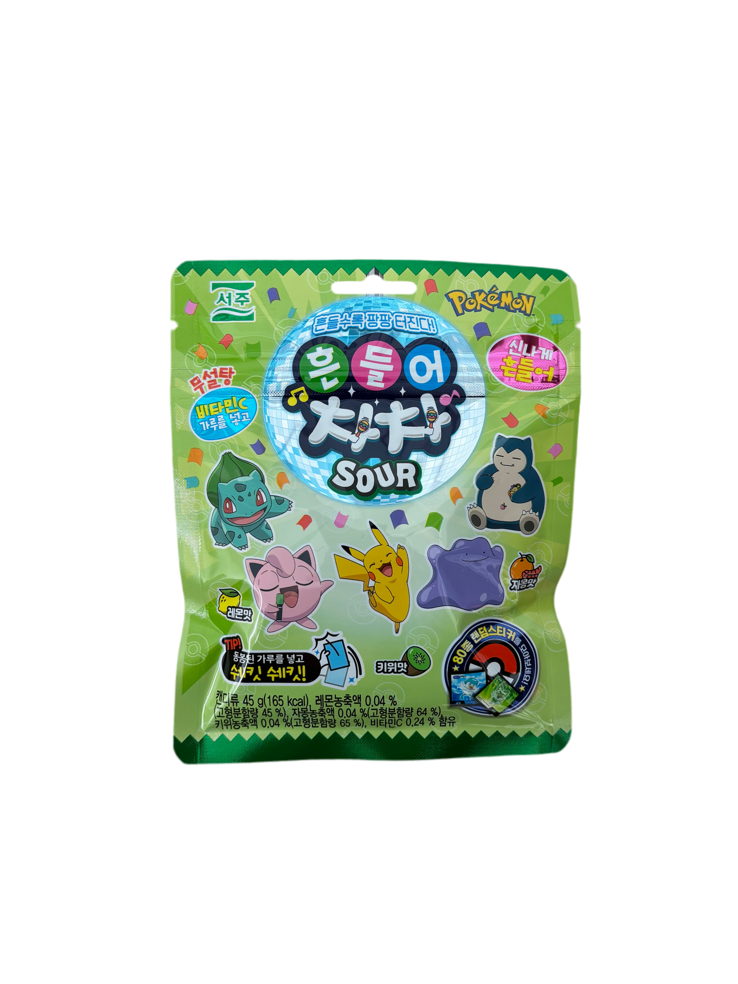 Pokemon Seoju Shake It Cha Cha Sour Jelly Japan 45g