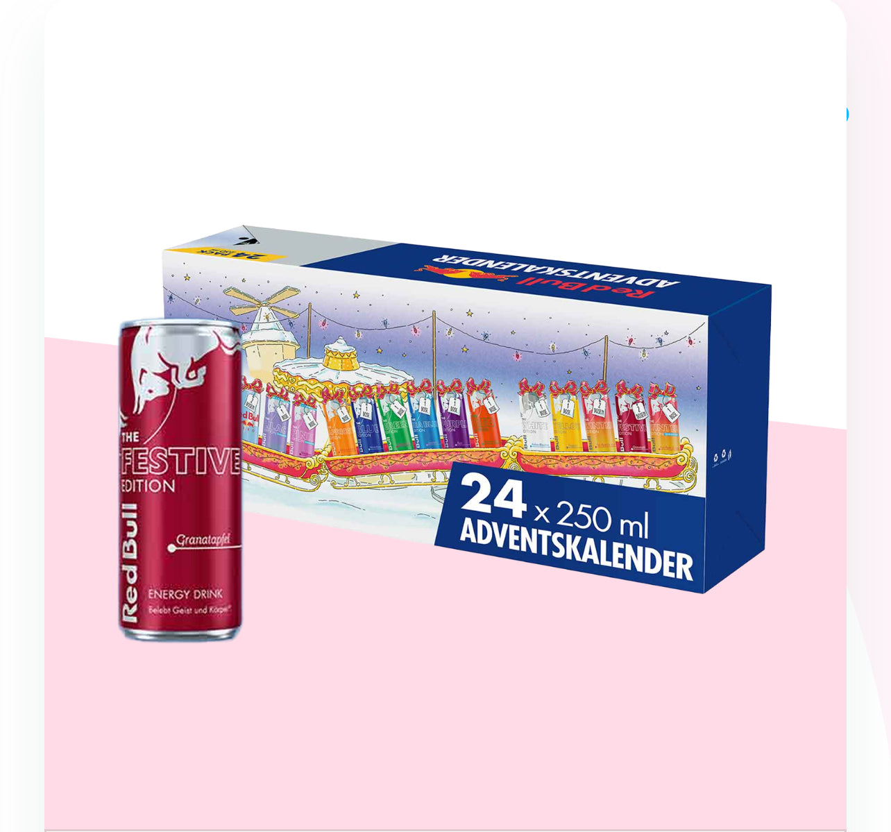 Red Bull Adventskalender 2025 24 x 250ml VORBESTELLUNG 13.10-19.10.2025