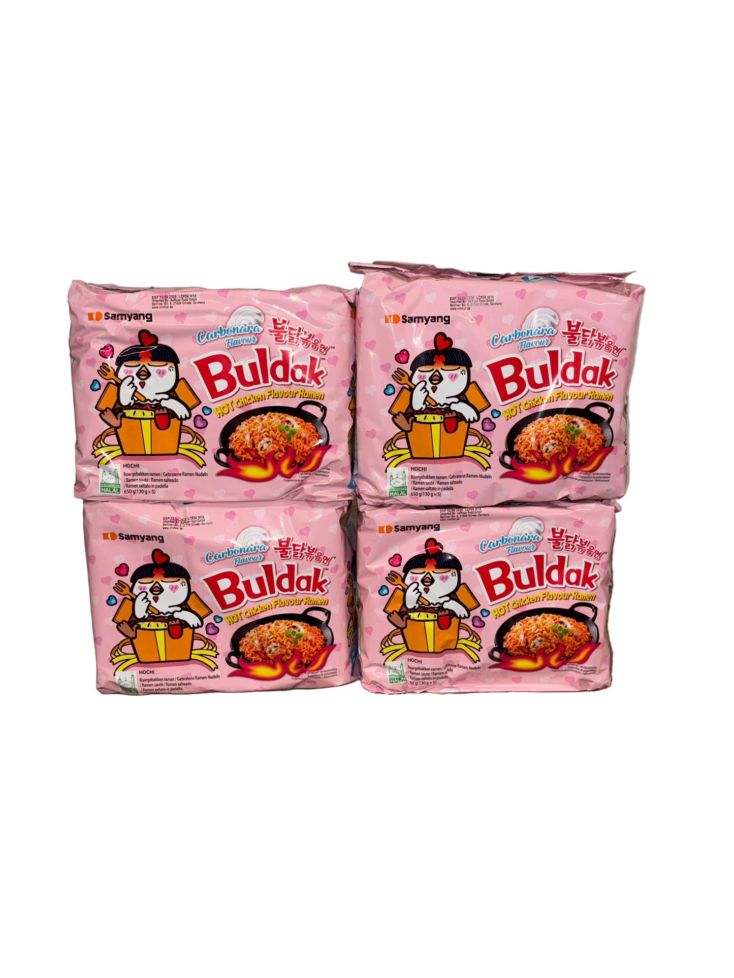 Samyang Buldak Carbonara TikTok Viral Bundle 20x130g