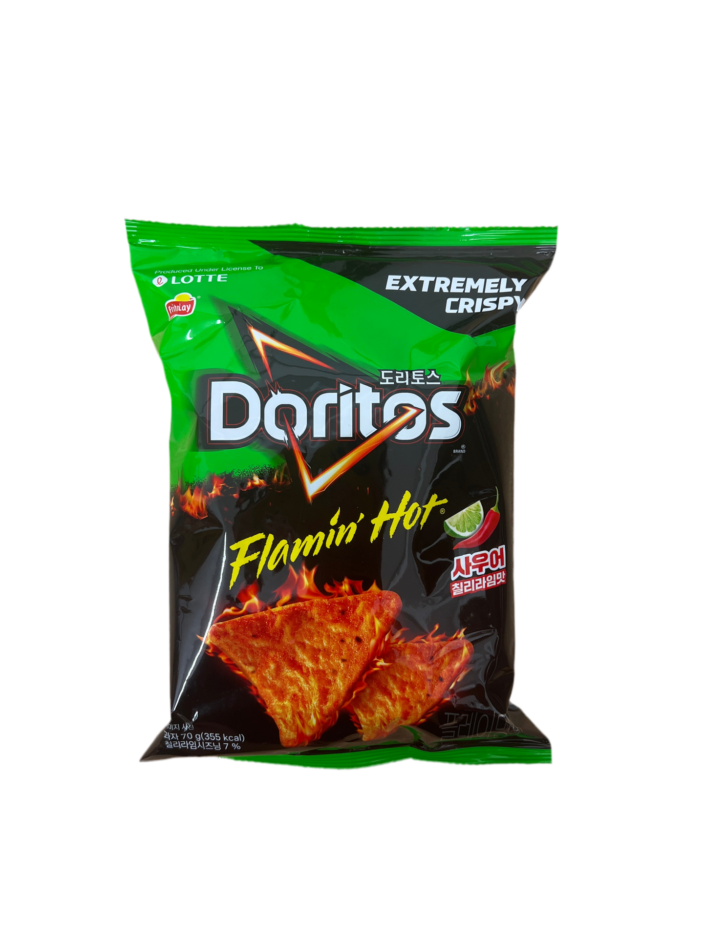 Doritos Flamin‘ Hot Sour Chili Lime Korea 70g