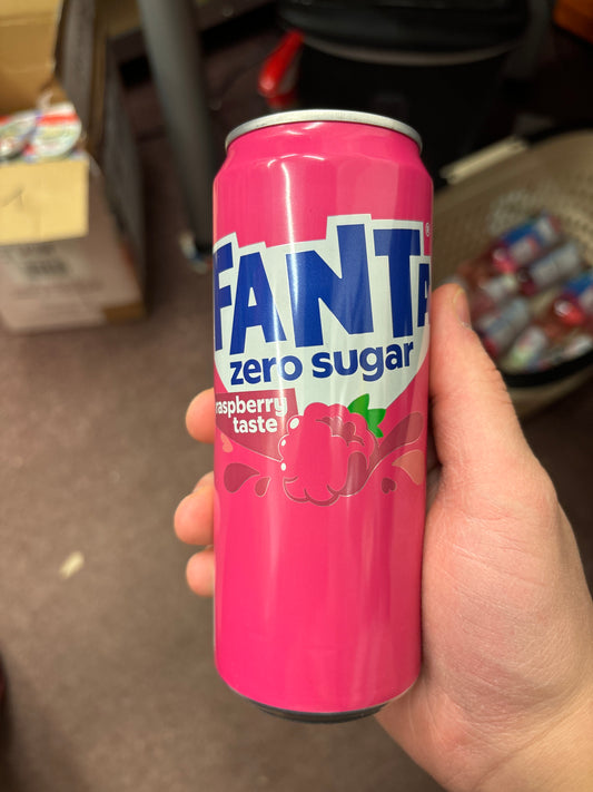 Fanta Raspberry Zero Sugar 330ml