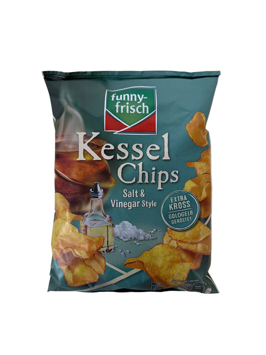 Funny Frisch Kessel Chips Salt & Vinegar 120g MHD 12.01.2026