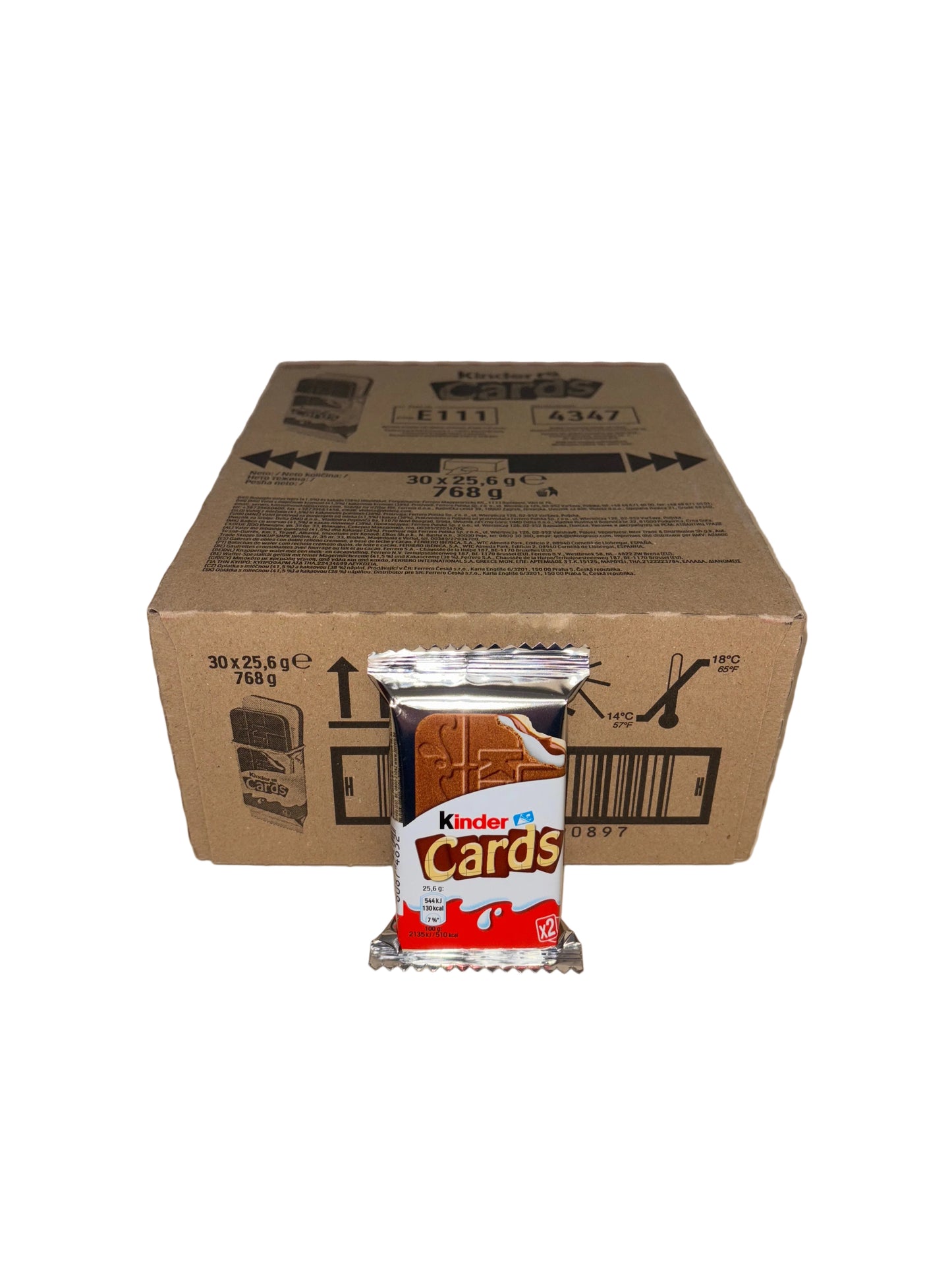 Kinder Cards 2er Pack Karton 30x25,6g