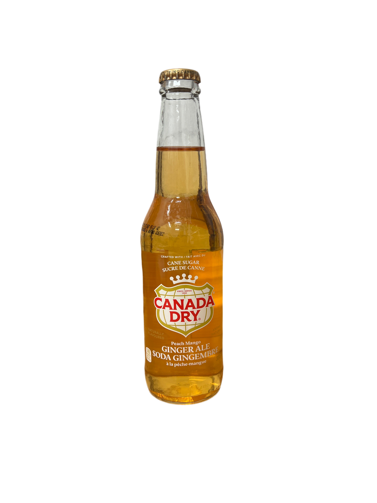 Canada Dry Peach & Mango Glass USA 355ml