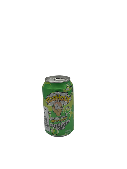 Warheads Sour Green Apple Soda 330ml