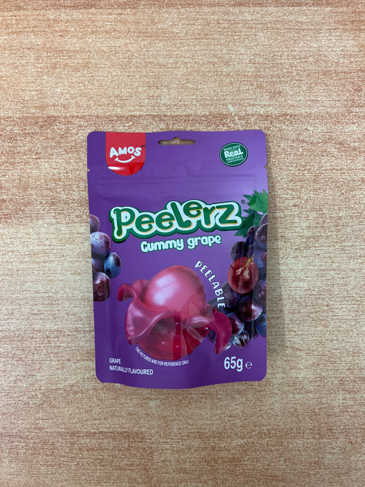 Amos Peelerz Gummy Grape 65g
