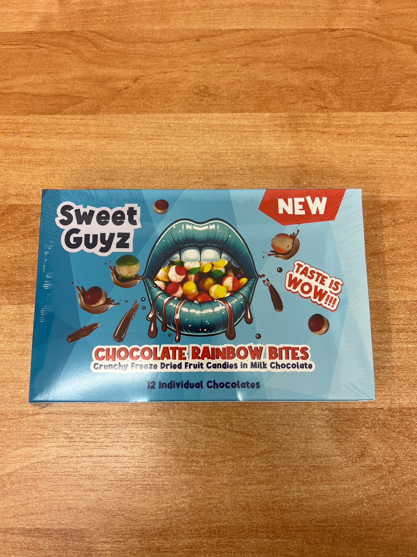 Sweet Guyz Freeze Dried Rainbow Bites Chocolate 105g