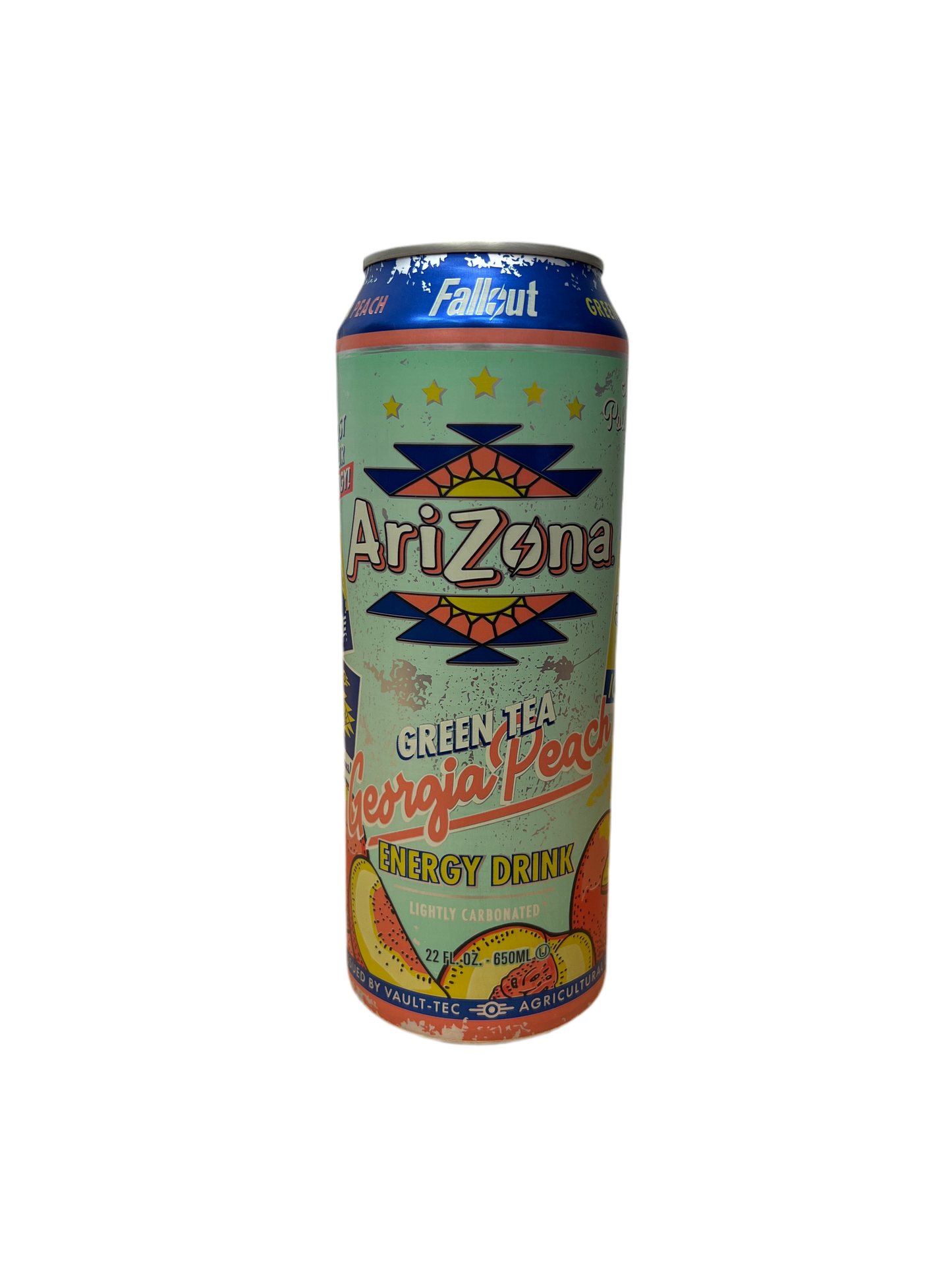 Arizona Fallout Georgia Peach Ice Tea Energy Drink USA 650ml