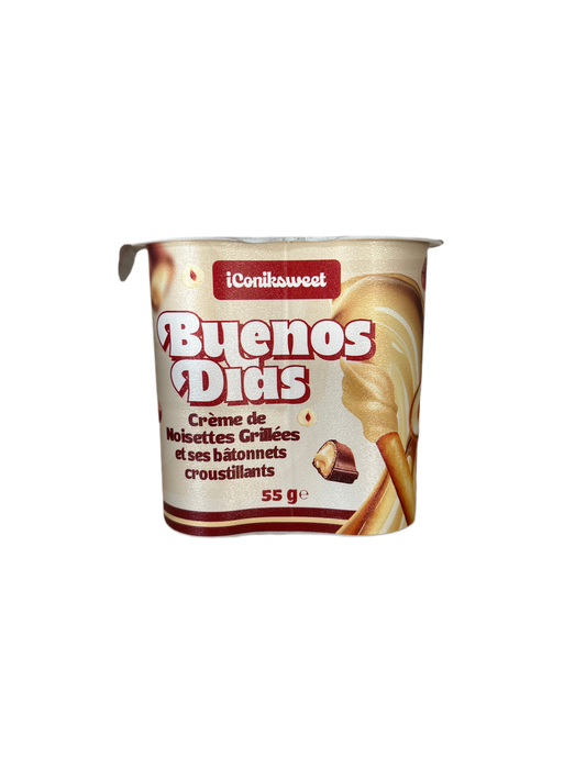Buenos Dias Grilled Hazelnut Cream Sticks 55g