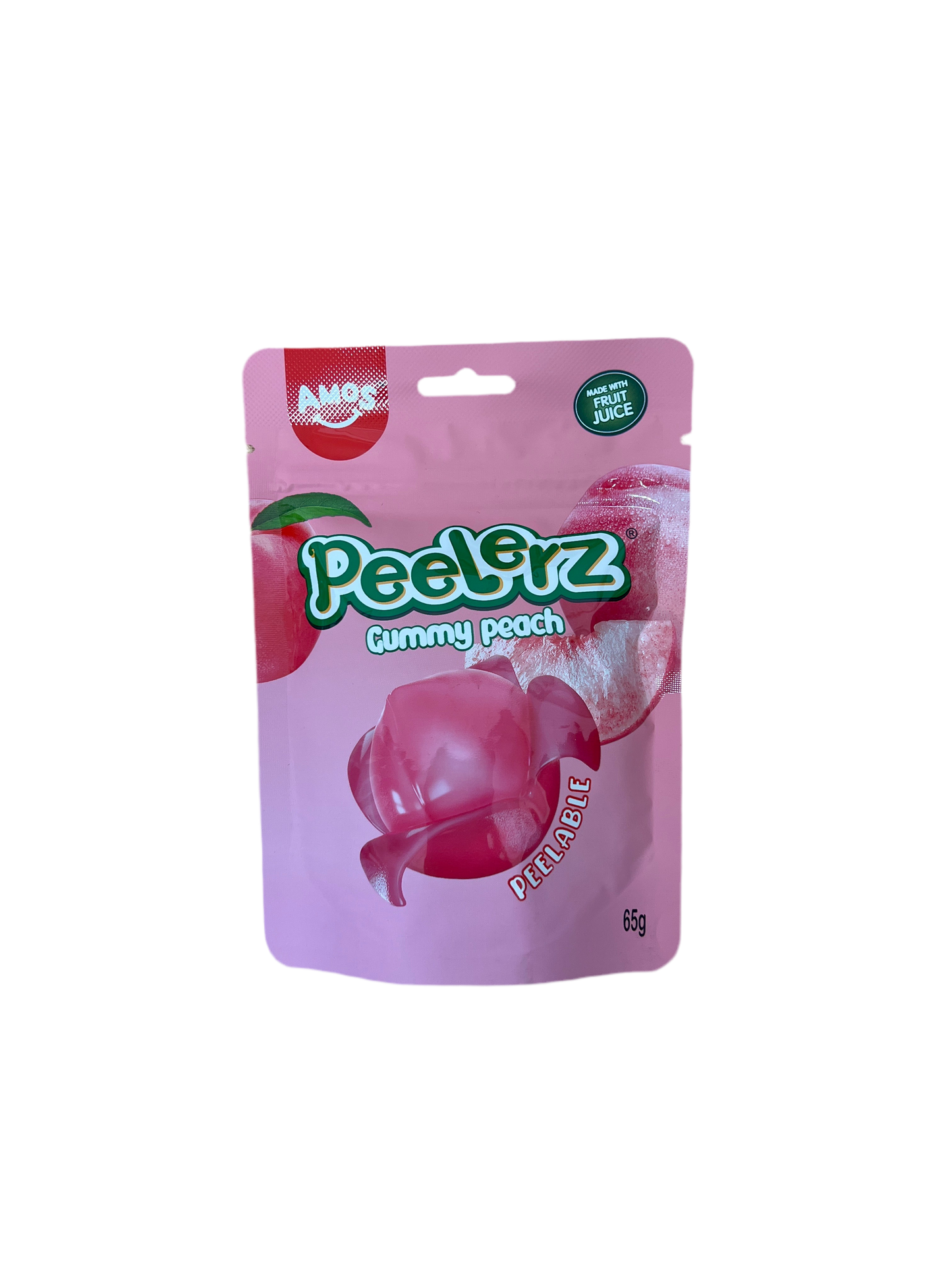 Amos Peelerz Gummy Peach 65g