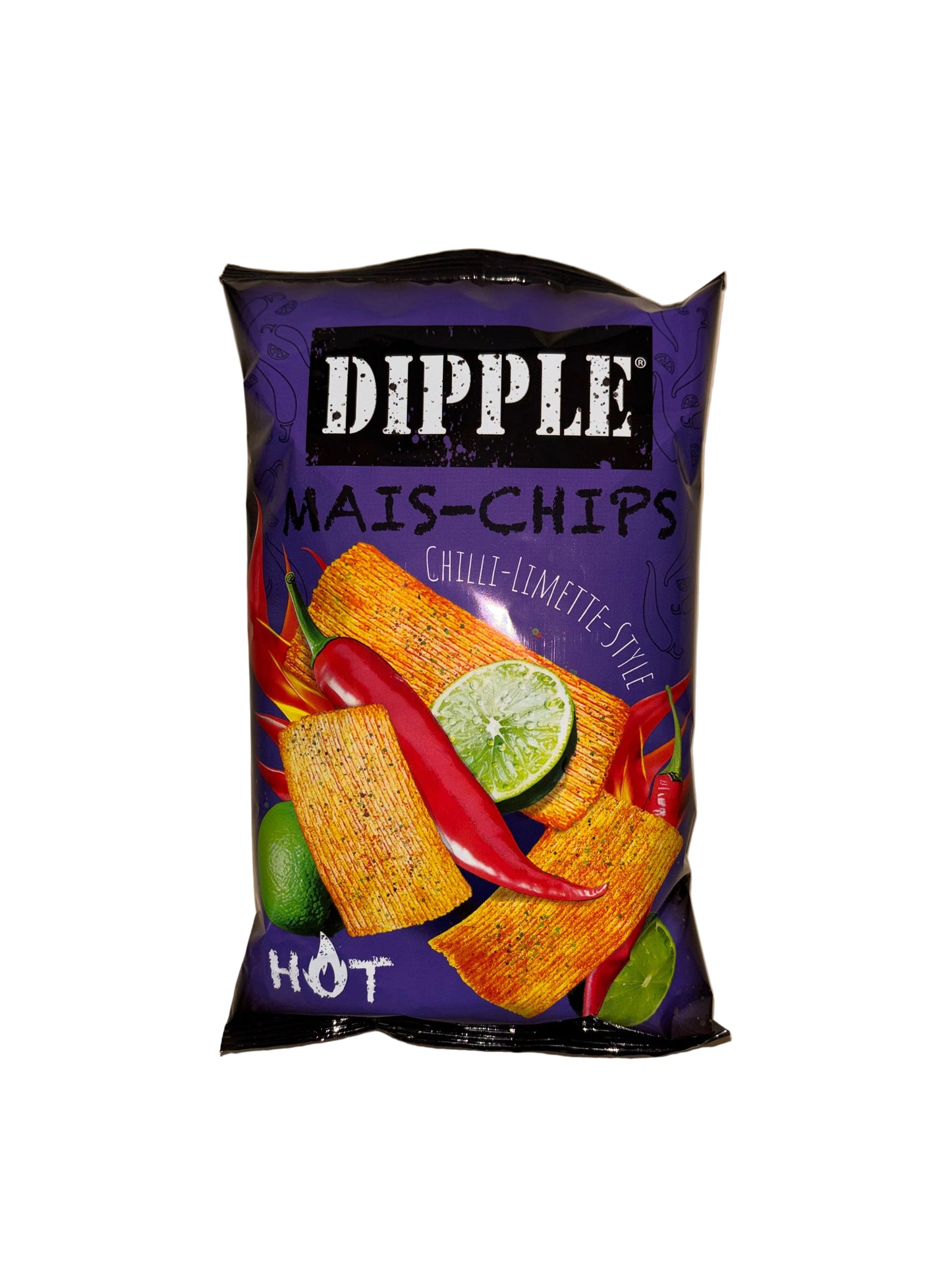 Dipple Mais Chips Chilli Limette 90g
