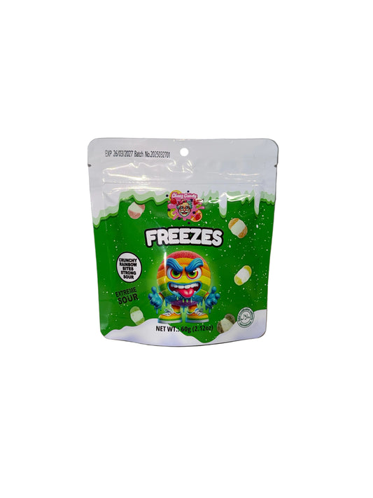 Chaos Candy Freeze Dried Crunchy Rainbow Bites Strong Sour 60g