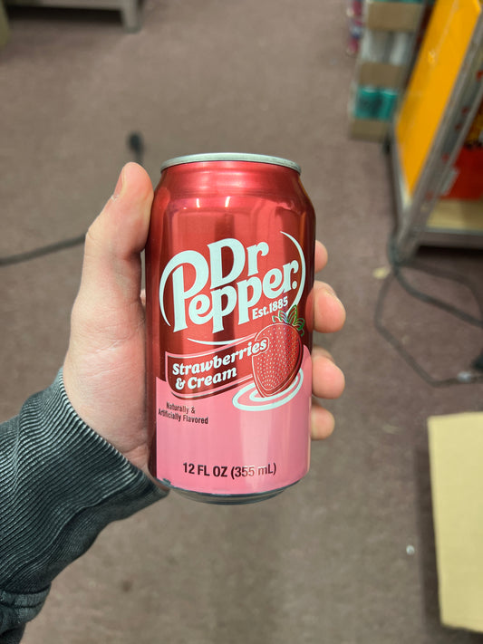 Dr Pepper Strawberry & Cream 355ml