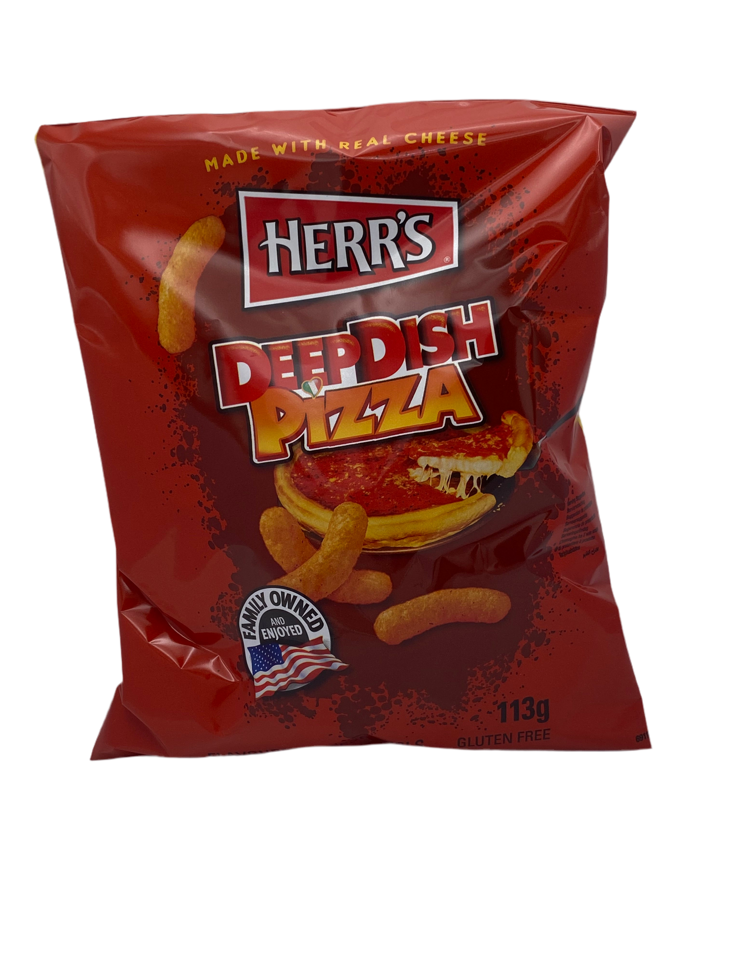 Herr‘s Deep Dish Pizza Cheese Curls 113g