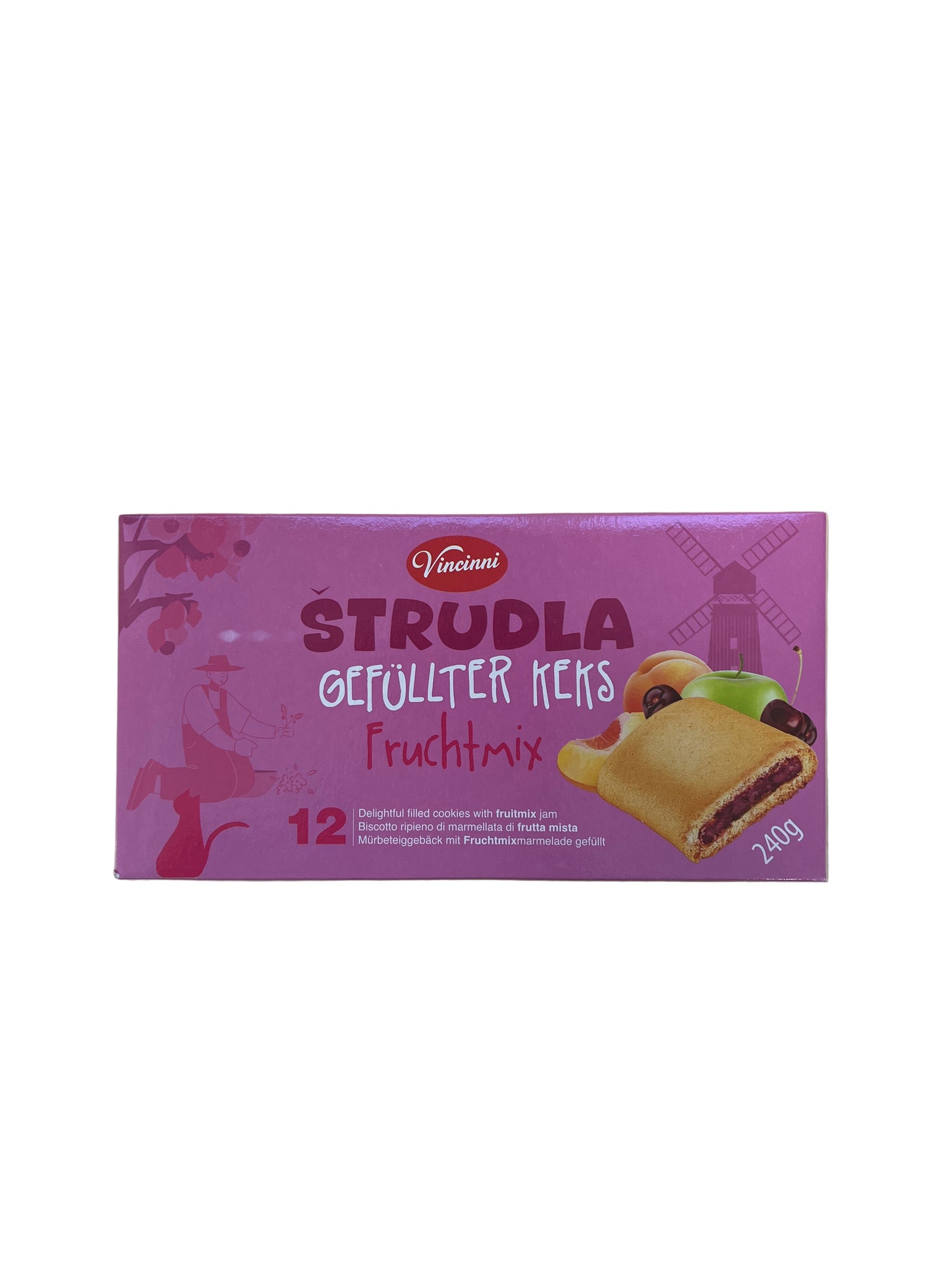 Strudla Fruchtmix Snack 240g MHD 29.11.2025