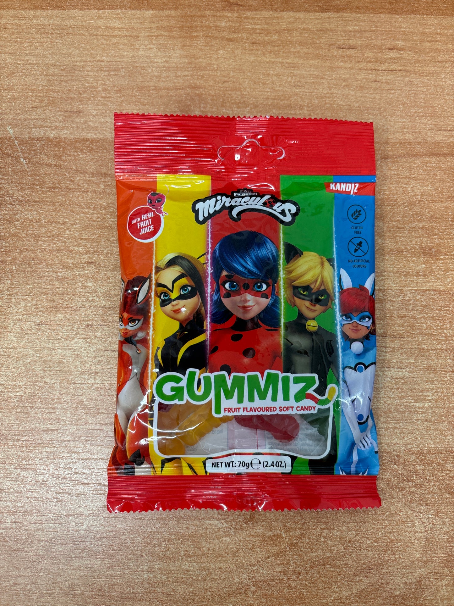 Miraculous Gummiz Worms 70g